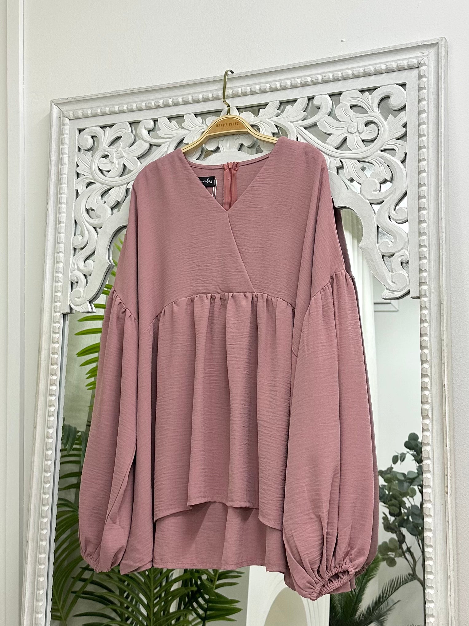 Kimora Crinkle Top Ironless