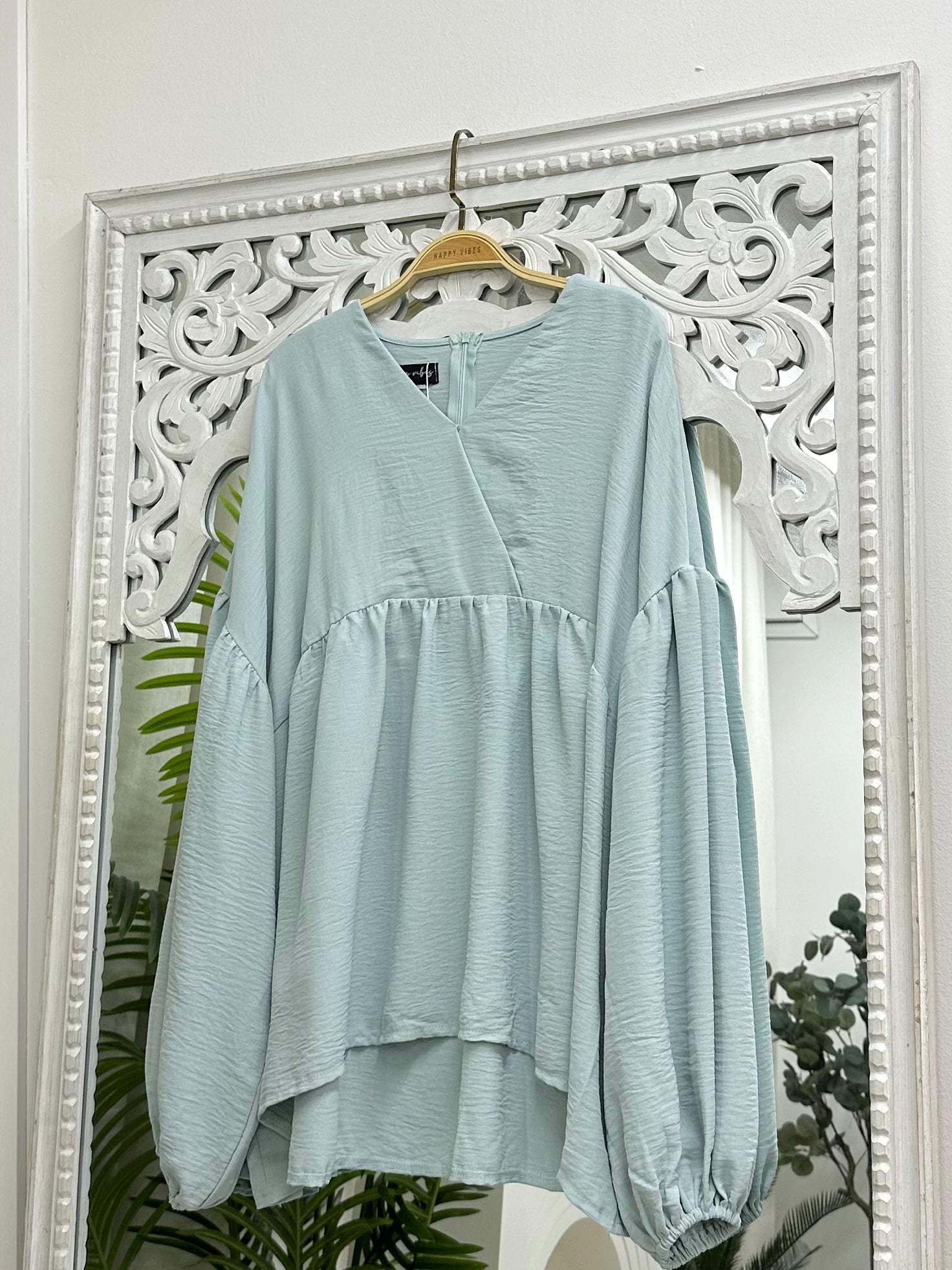 Kimora Crinkle Top Ironless