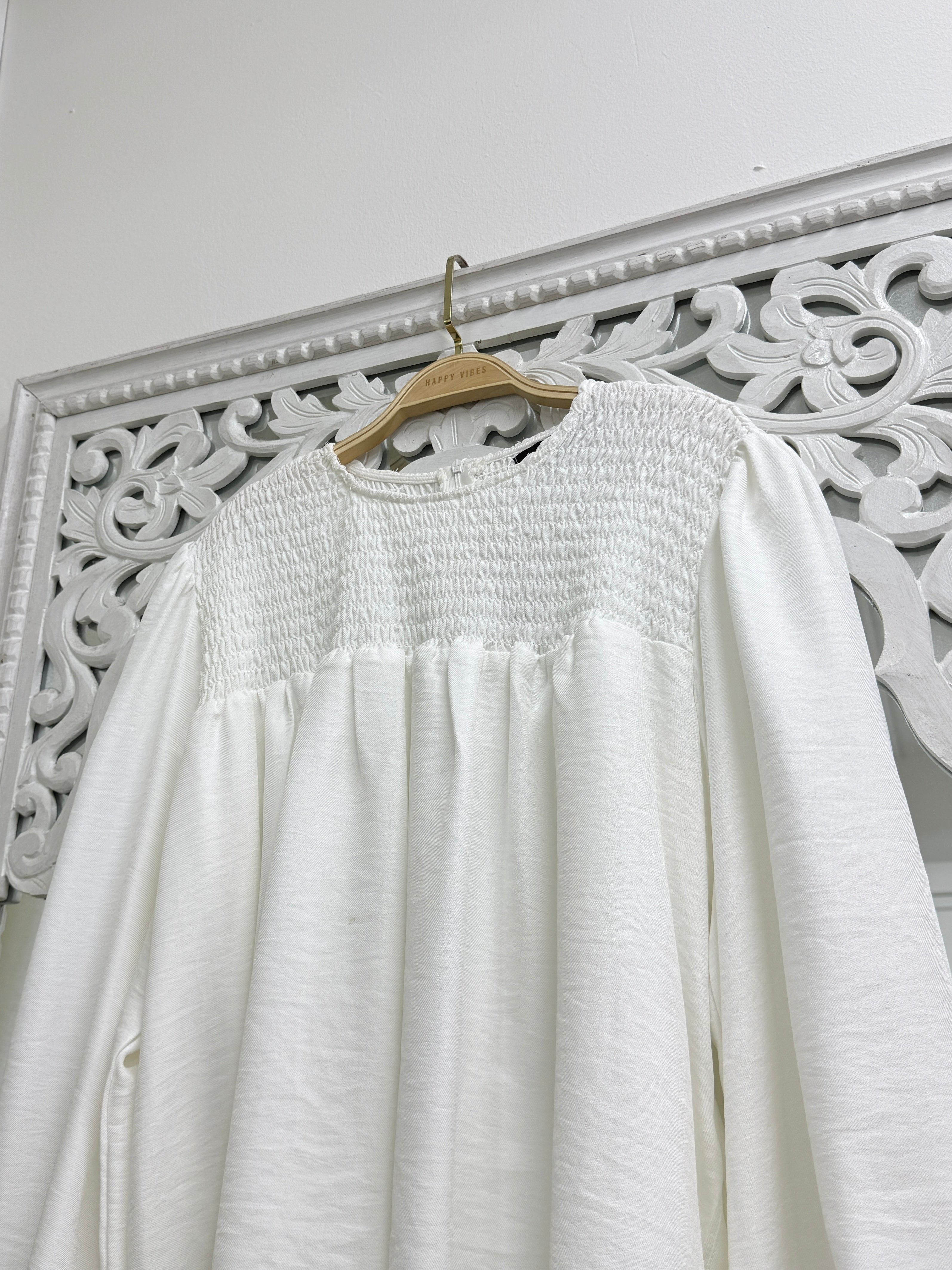 Aurora Smocked Top Back to Basic