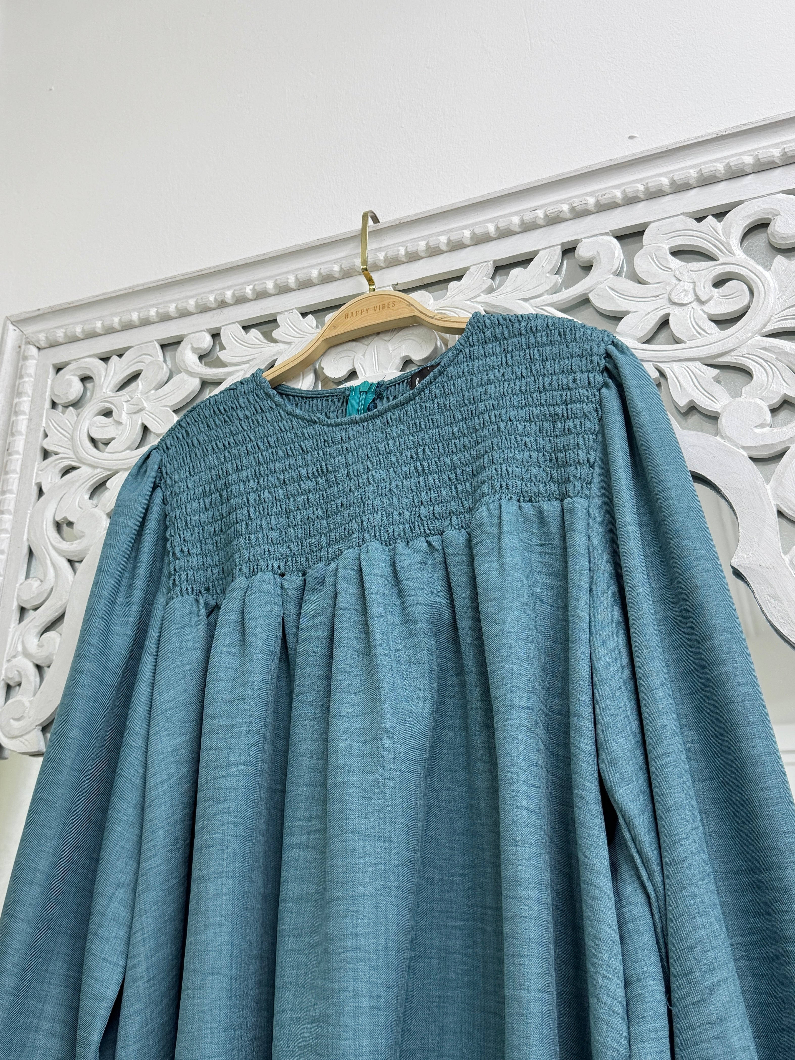 Aurora Smocked Top Back to Basic