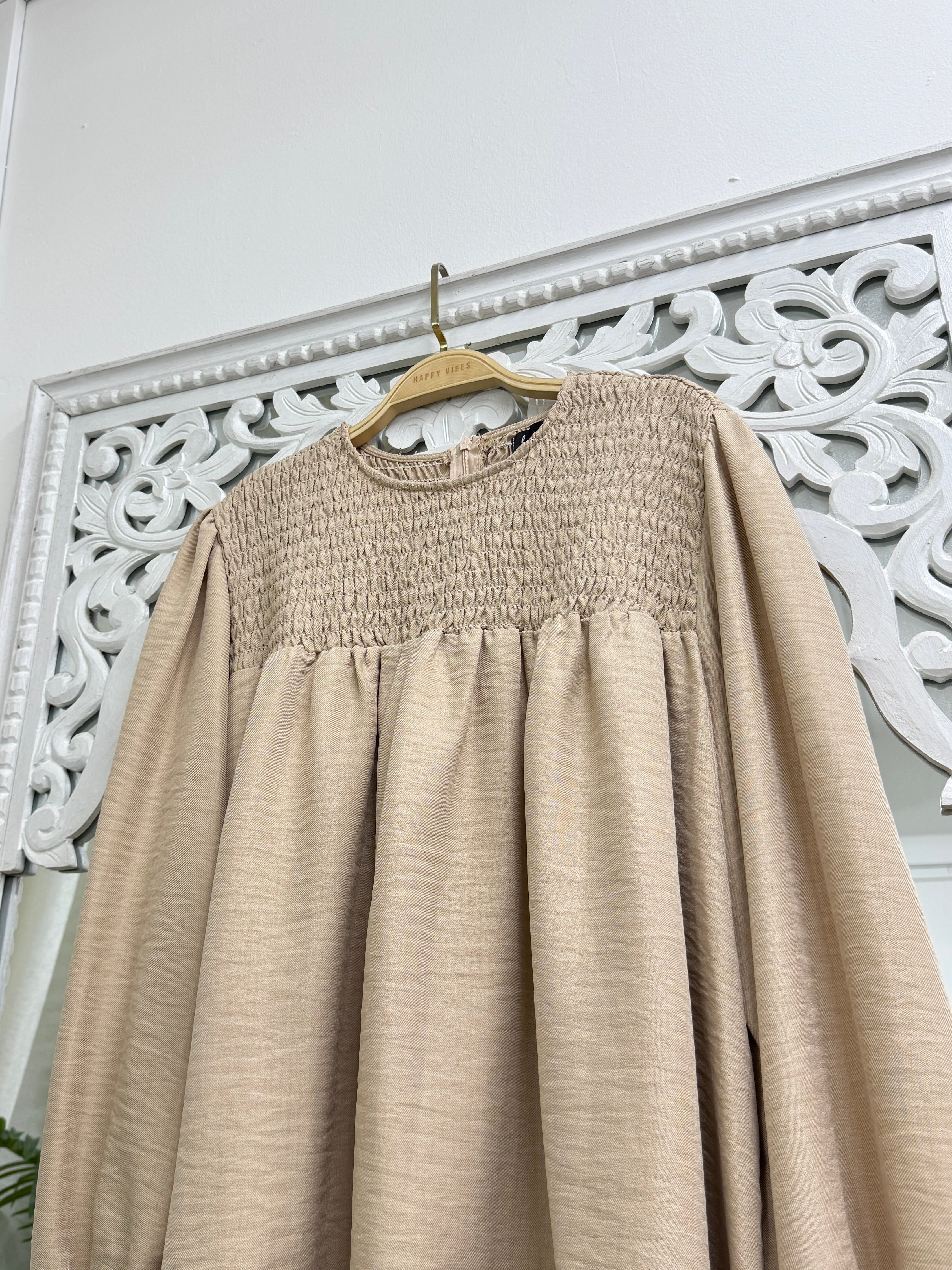 Aurora Smocked Top Back to Basic