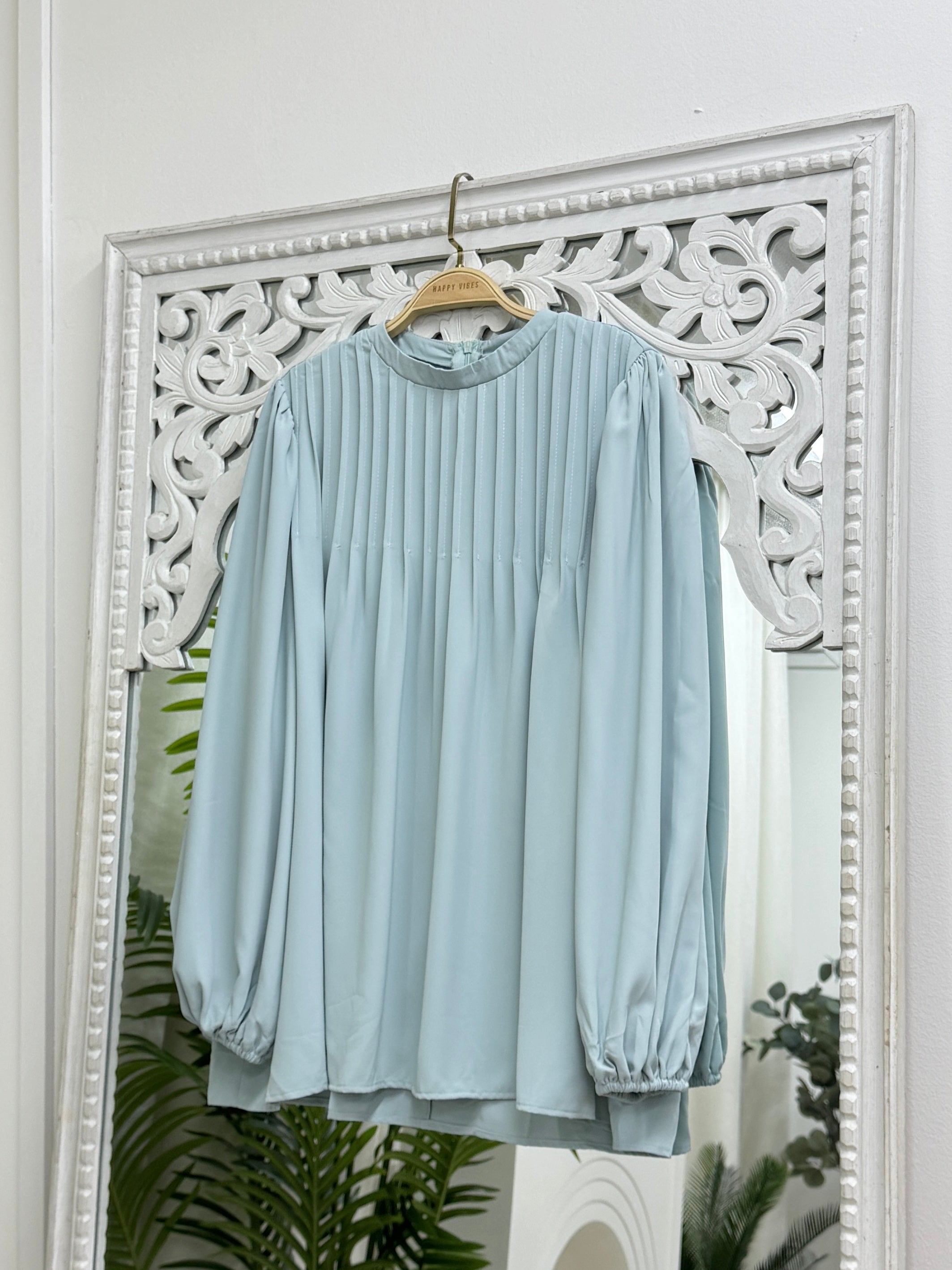 Rina Pleats Polyester Top Soft