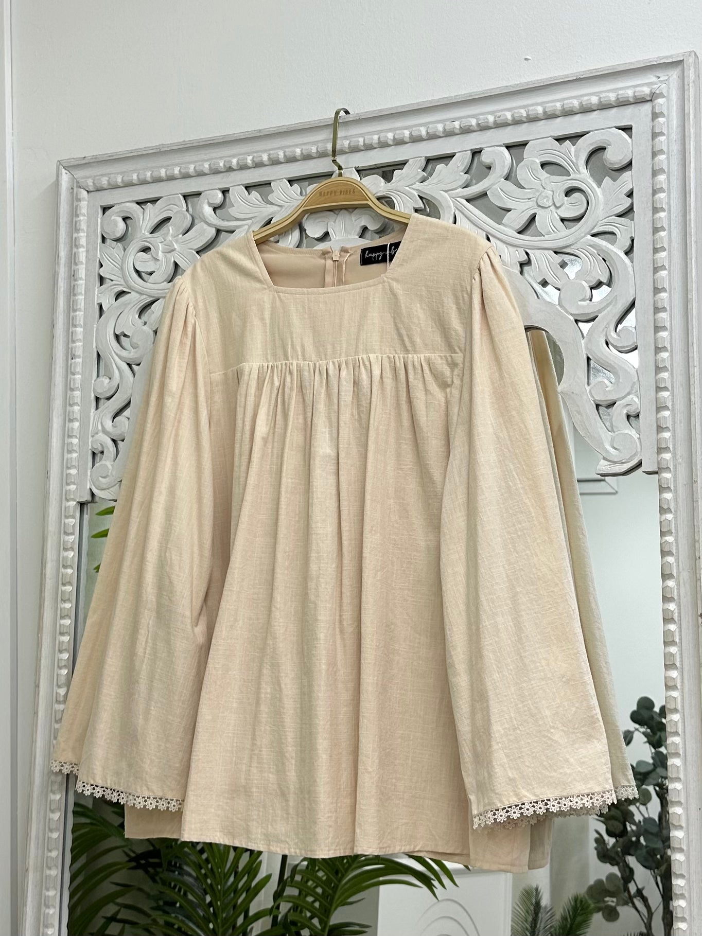 Zora Linen Lace Top 2.0