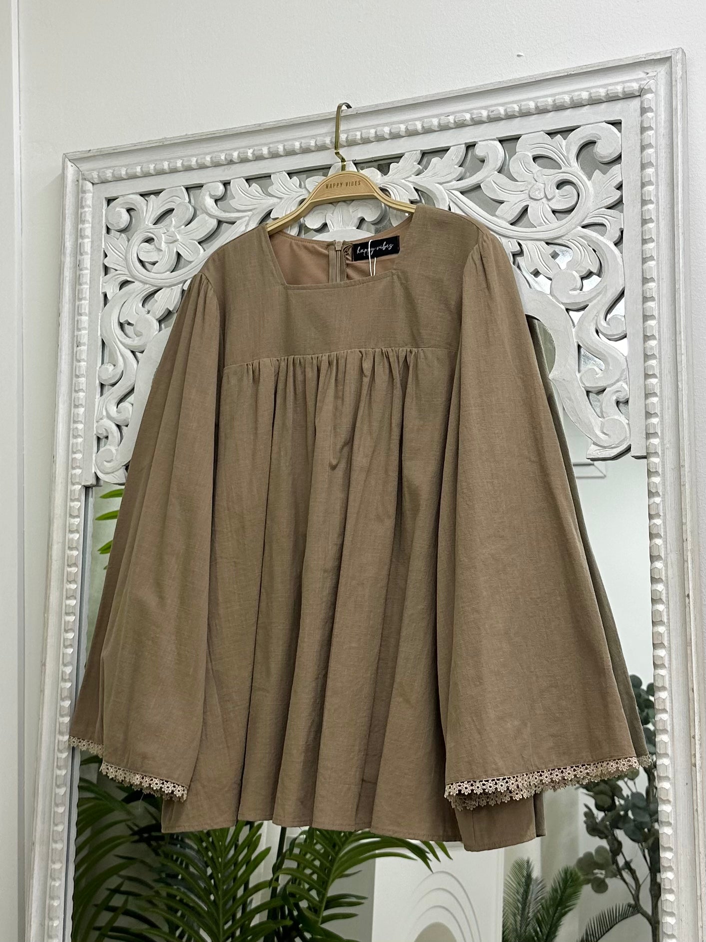 Zora Linen Lace Top 2.0