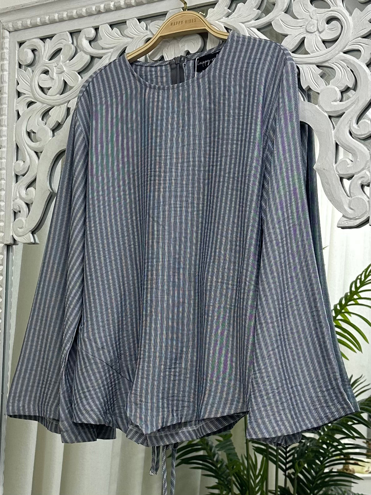Cinch Muse Seam Top - Stripes