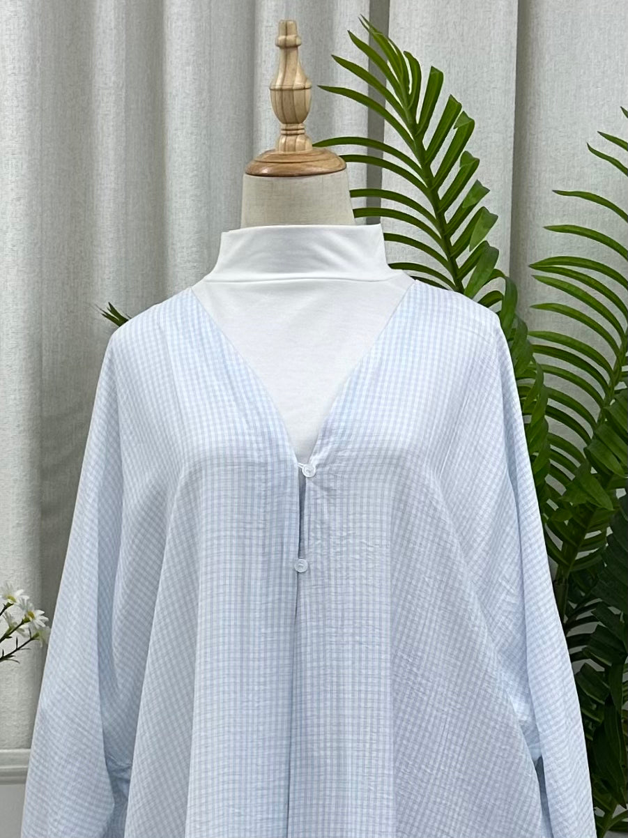 Nayli Plaid Tunic - Outerwear