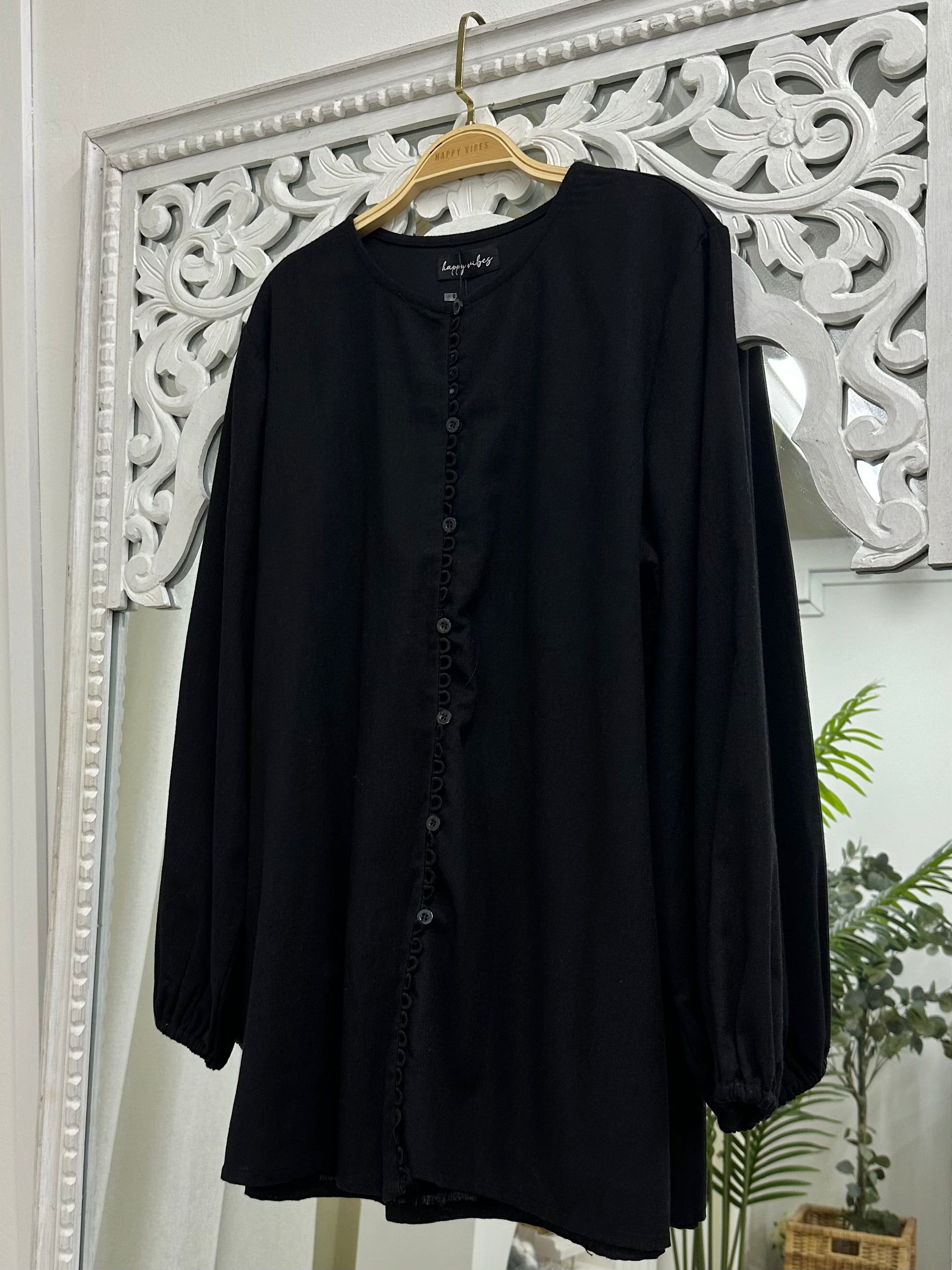 Wanderlace Blouse - Plain Attached Sash
