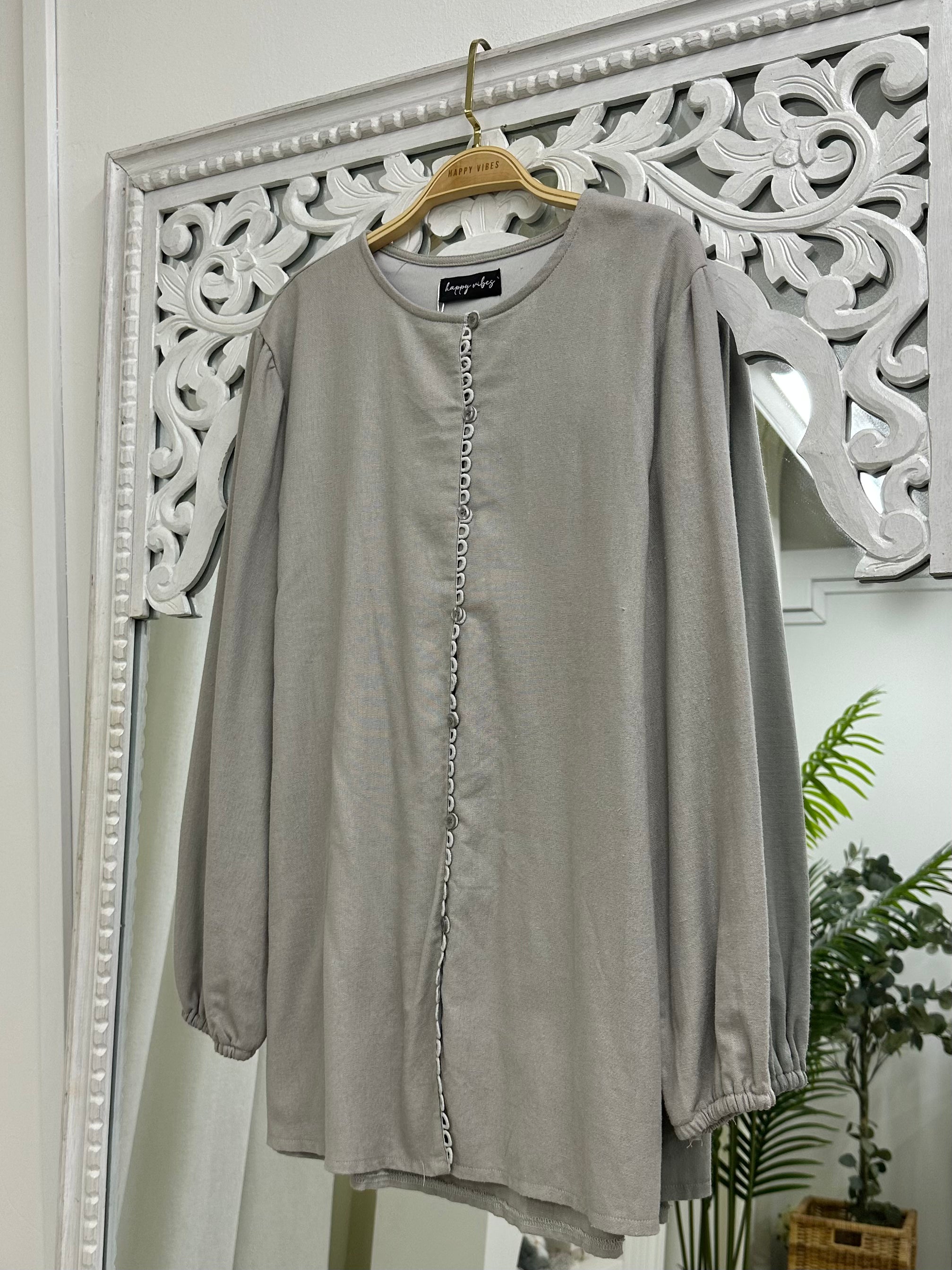 Wanderlace Blouse - Plain Attached Sash