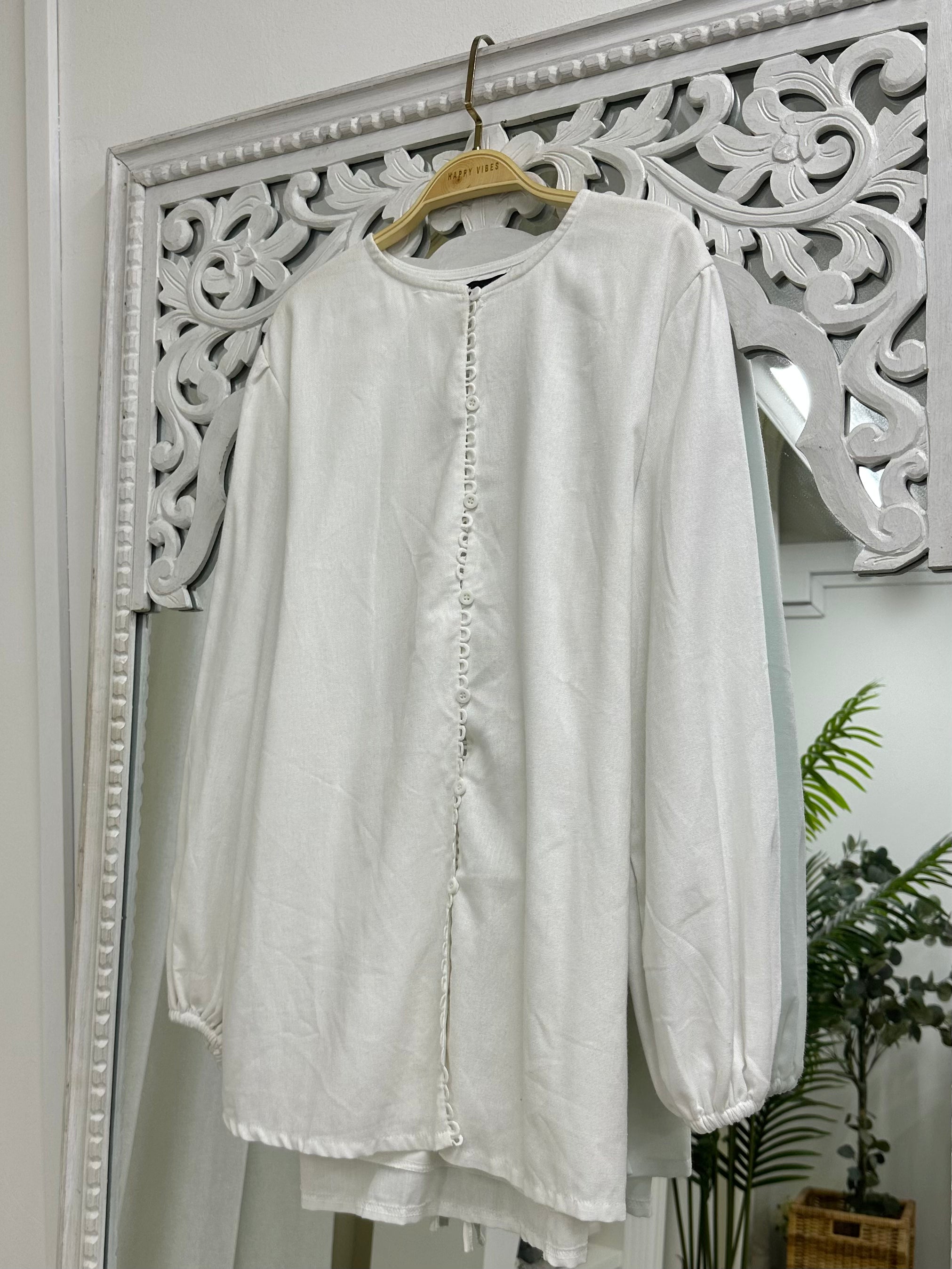 Wanderlace Blouse - Plain Attached Sash