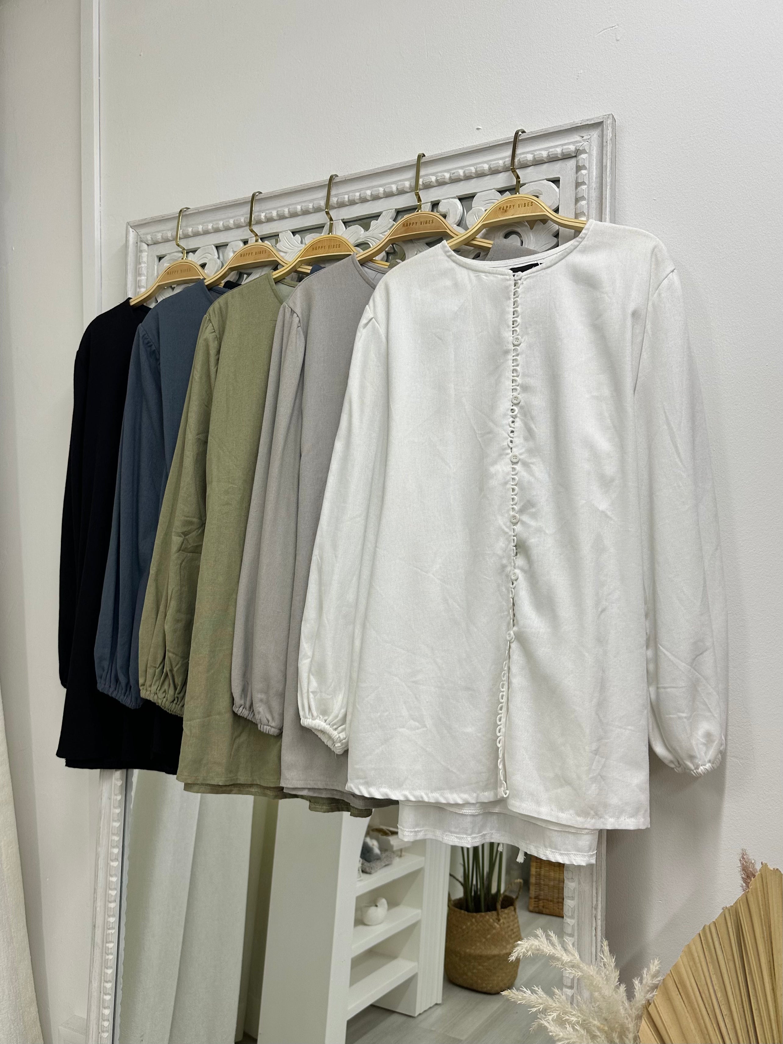 Wanderlace Blouse - Plain Attached Sash