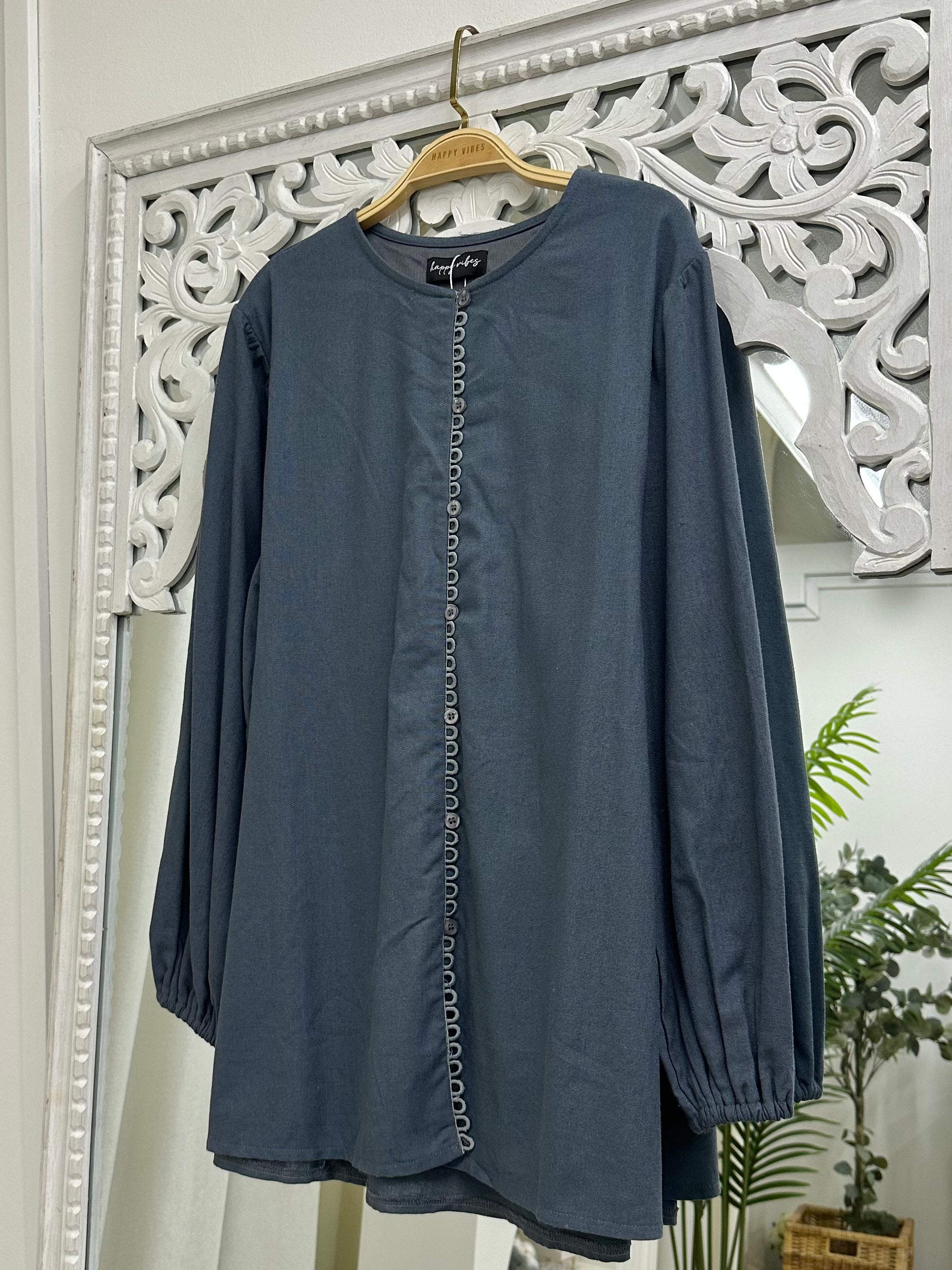 Wanderlace Blouse - Plain Attached Sash