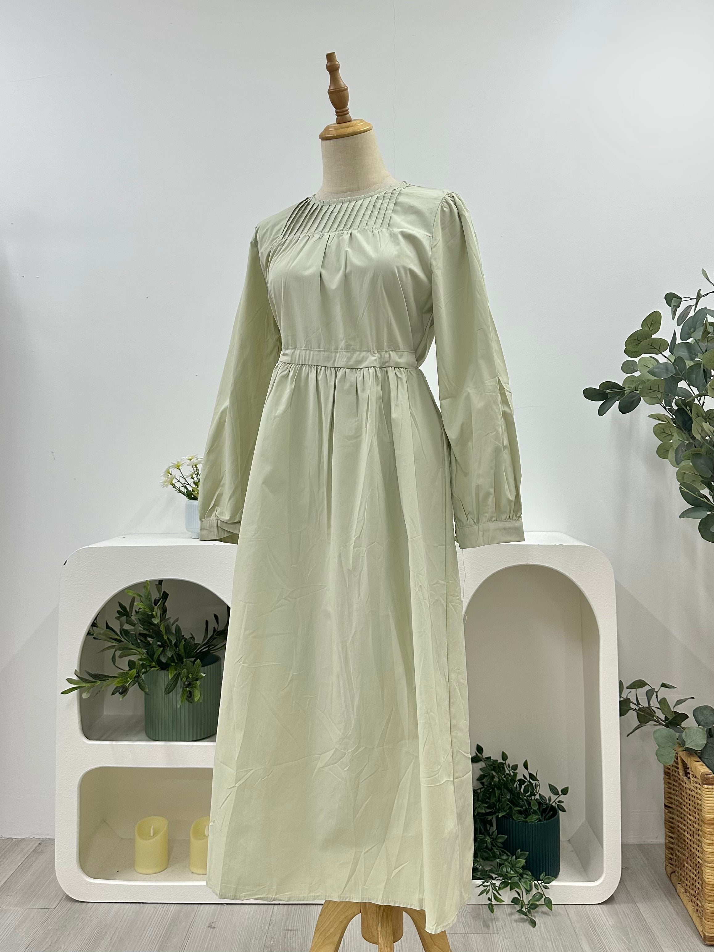 Emily Cotton Midi Casual Dress