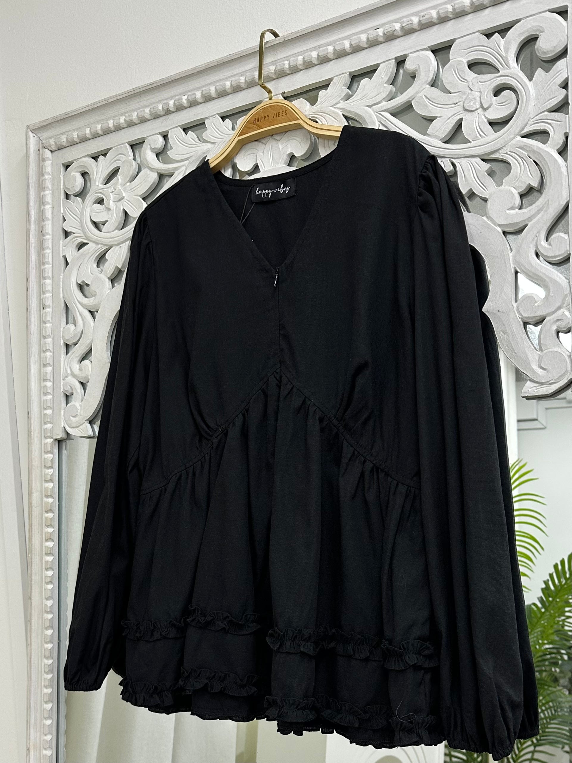 Sunday Ruffles Top Hv Label