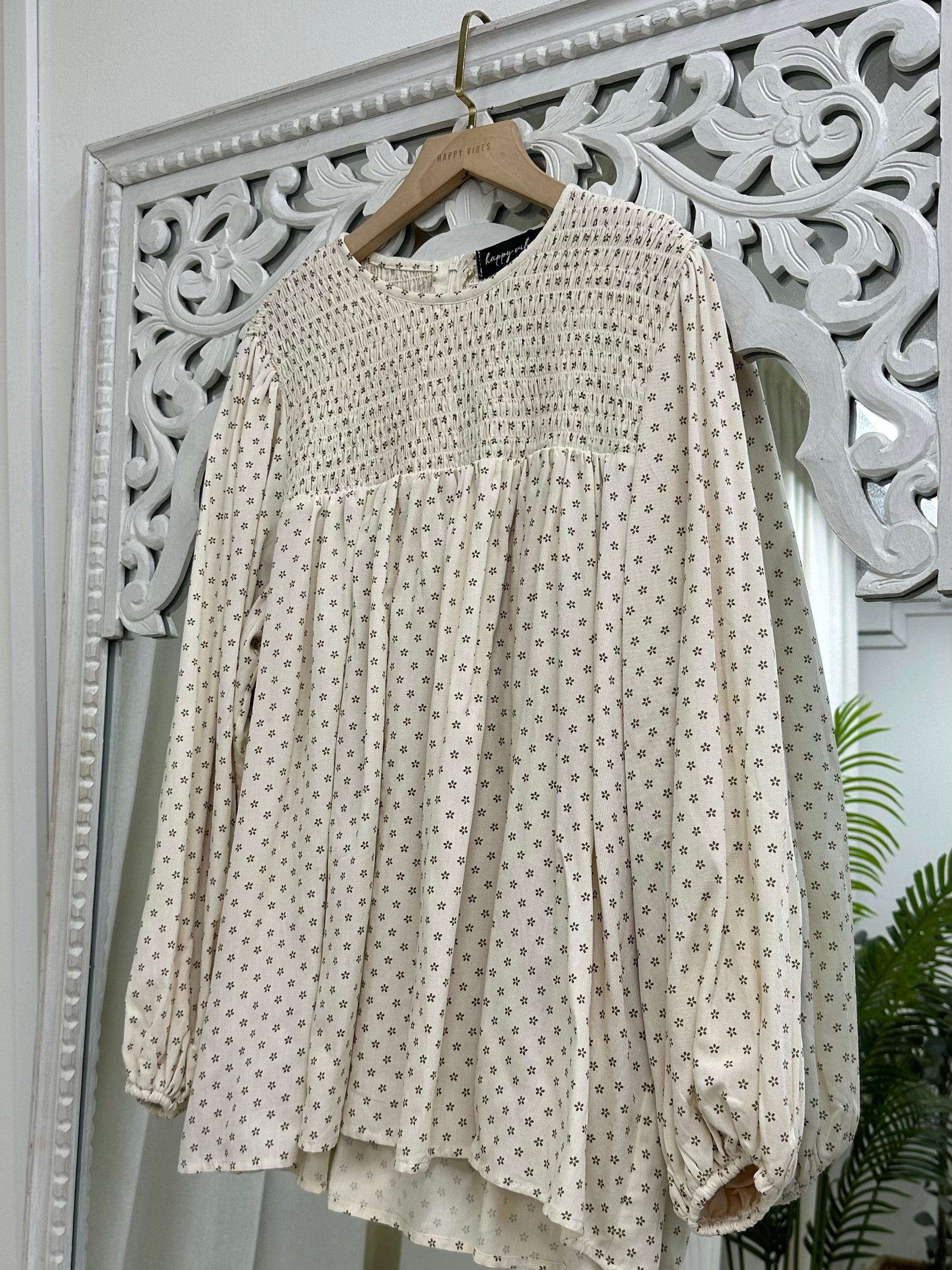 Aurora Smocked Top - Daisy