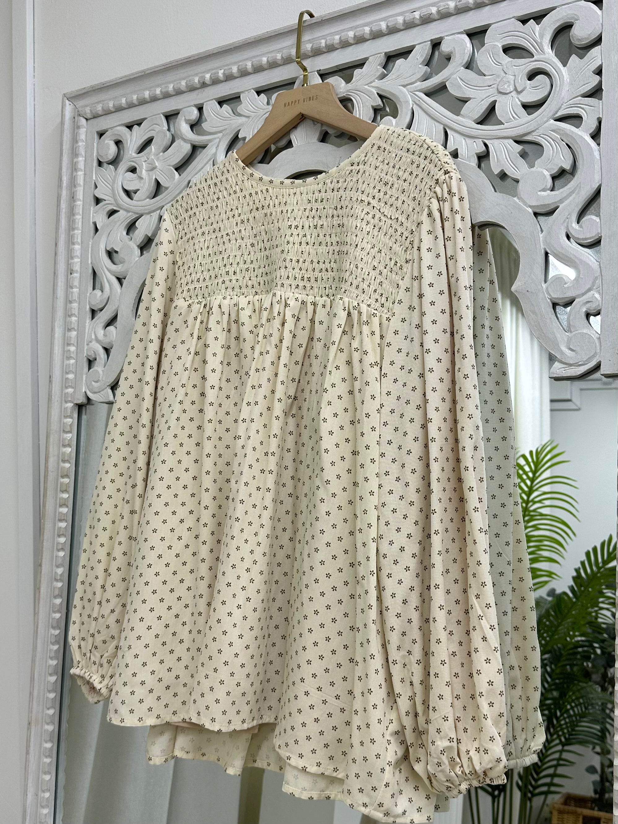 Aurora Smocked Top - Daisy