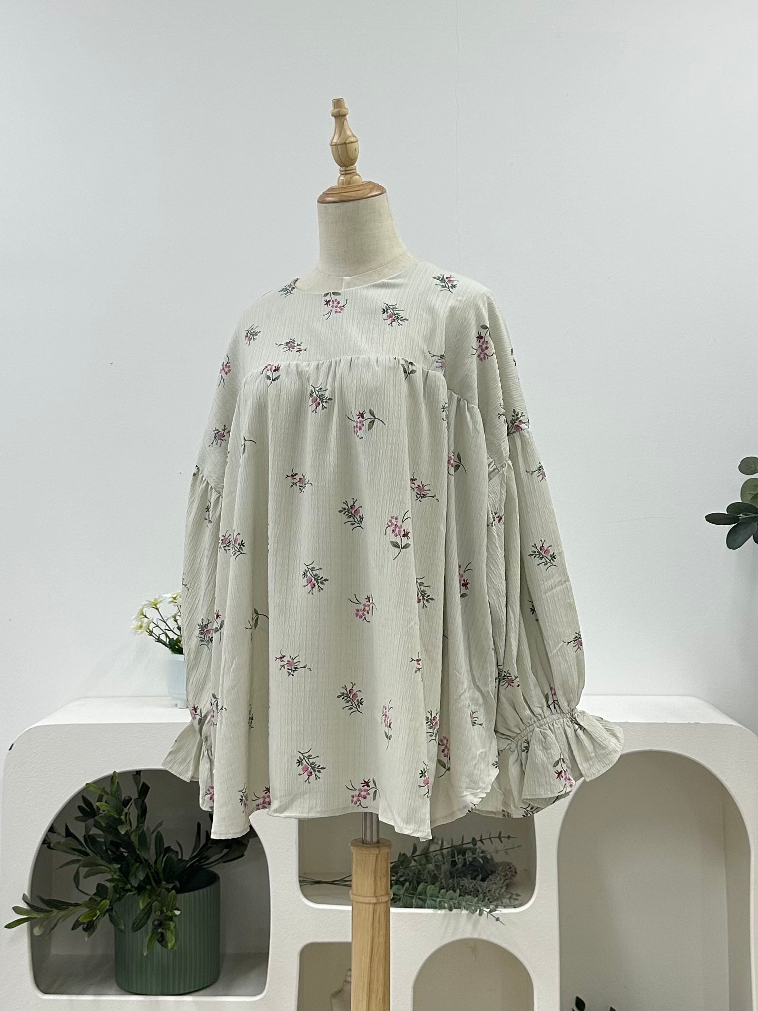 Kate Oversized Doll Top Flowy Blouse