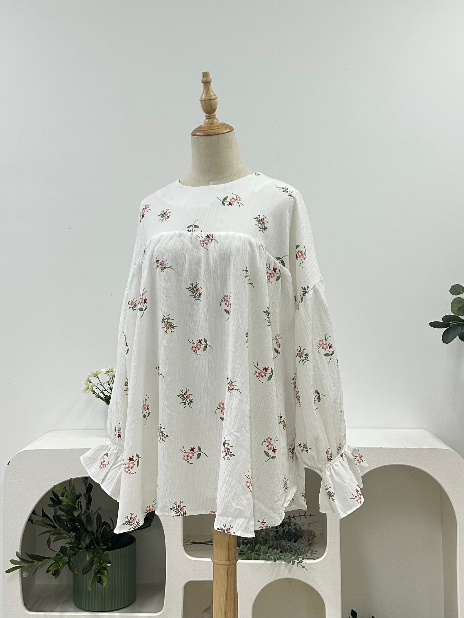 Kate Oversized Doll Top Flowy Blouse