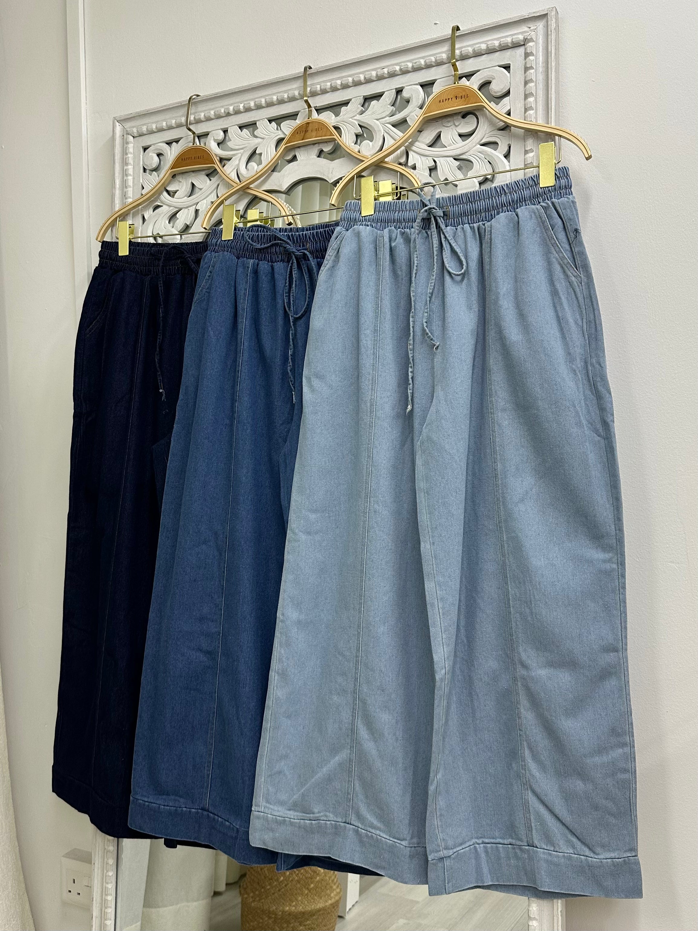 Warda Drawstring Denim Jeans