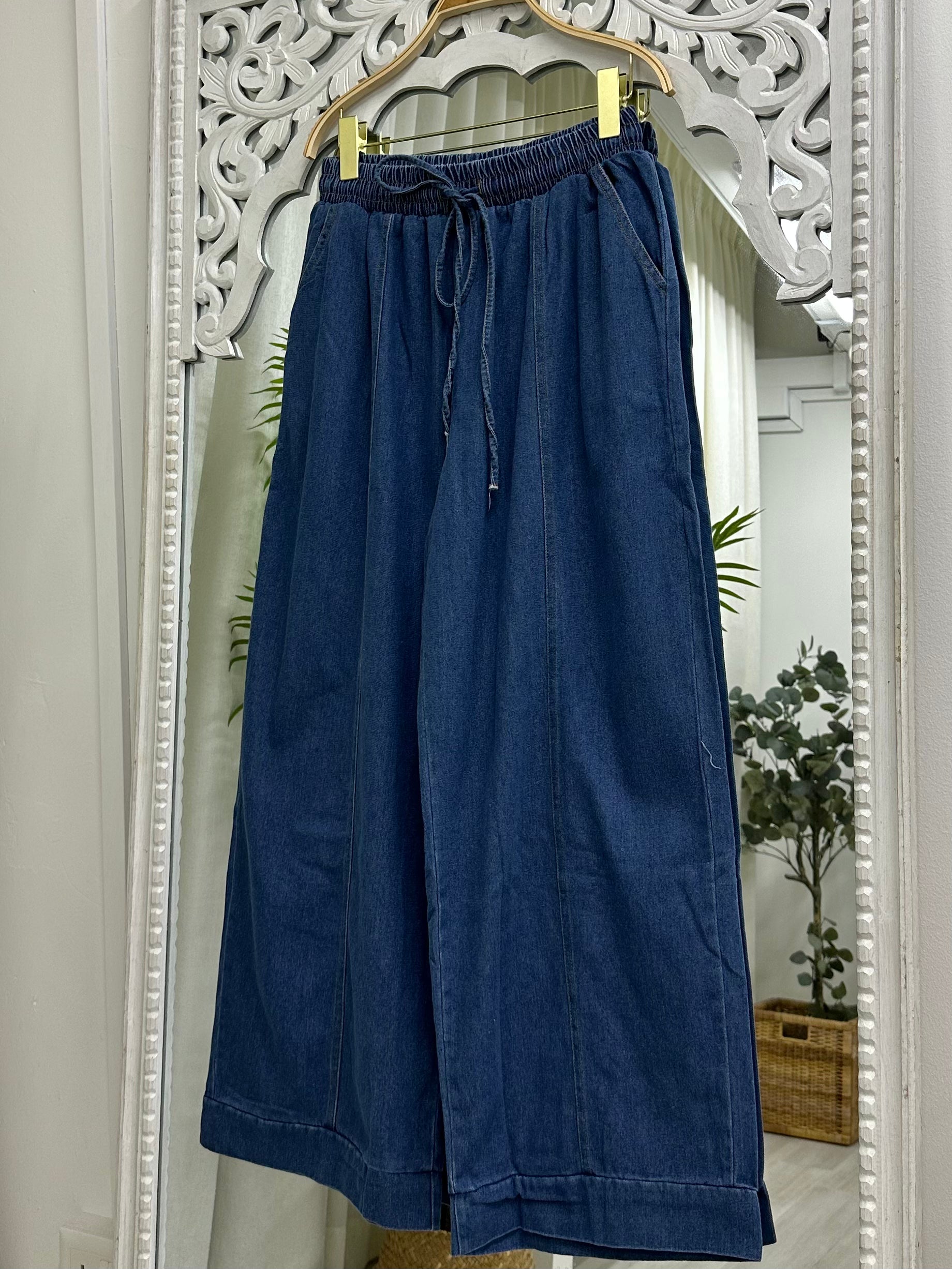 Warda Drawstring Denim Jeans