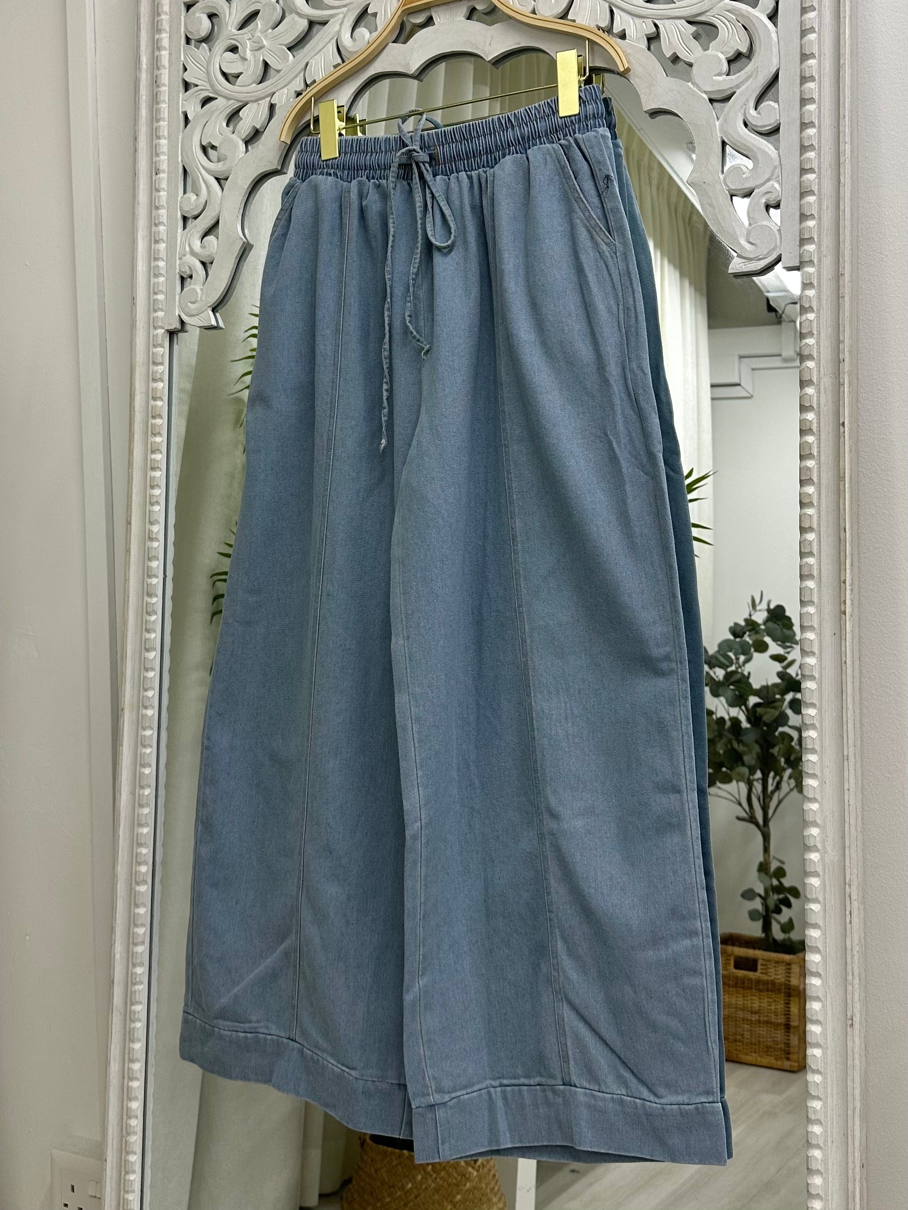 Warda Drawstring Denim Jeans