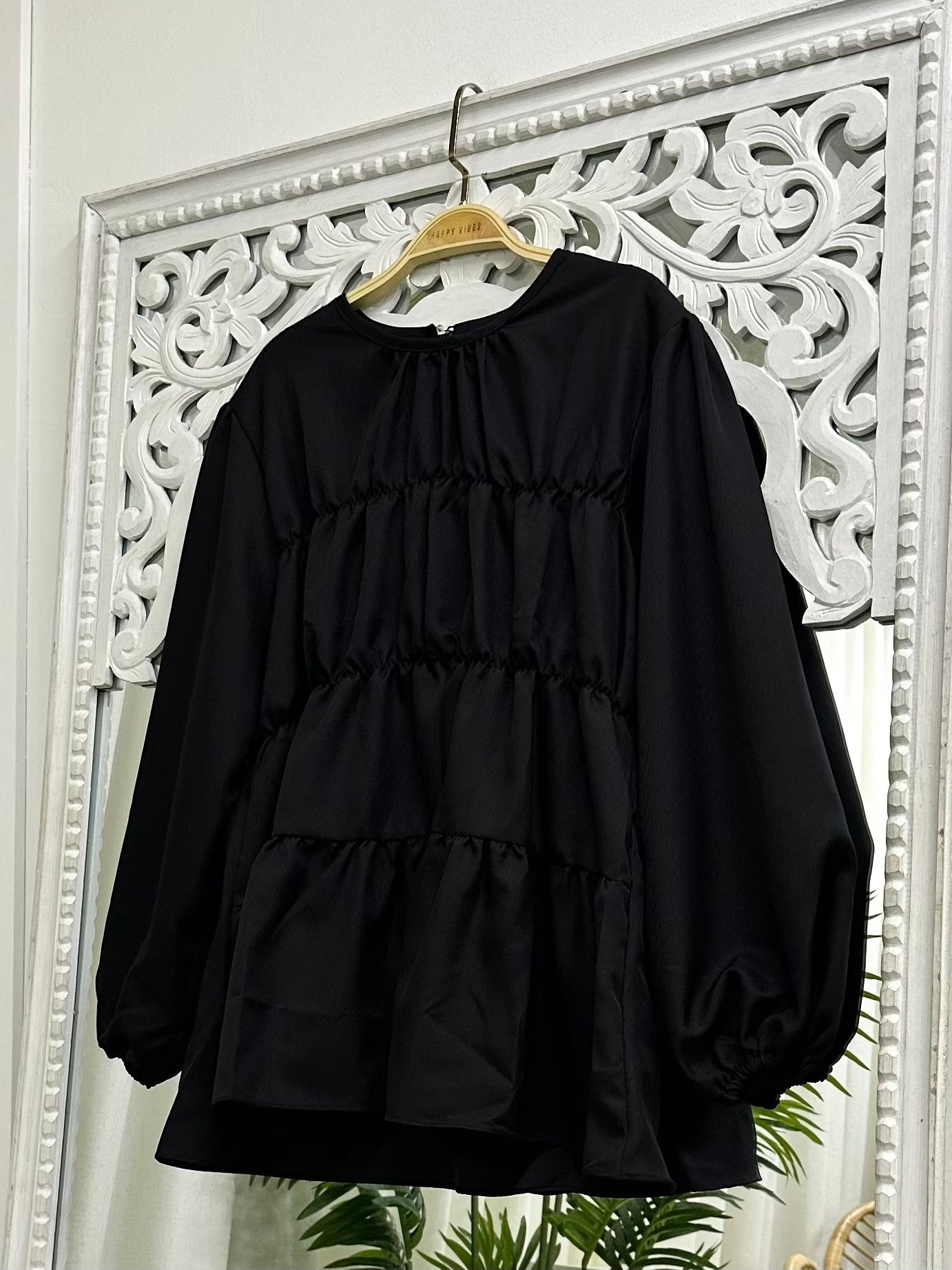 Freya Ruched Polyester Top