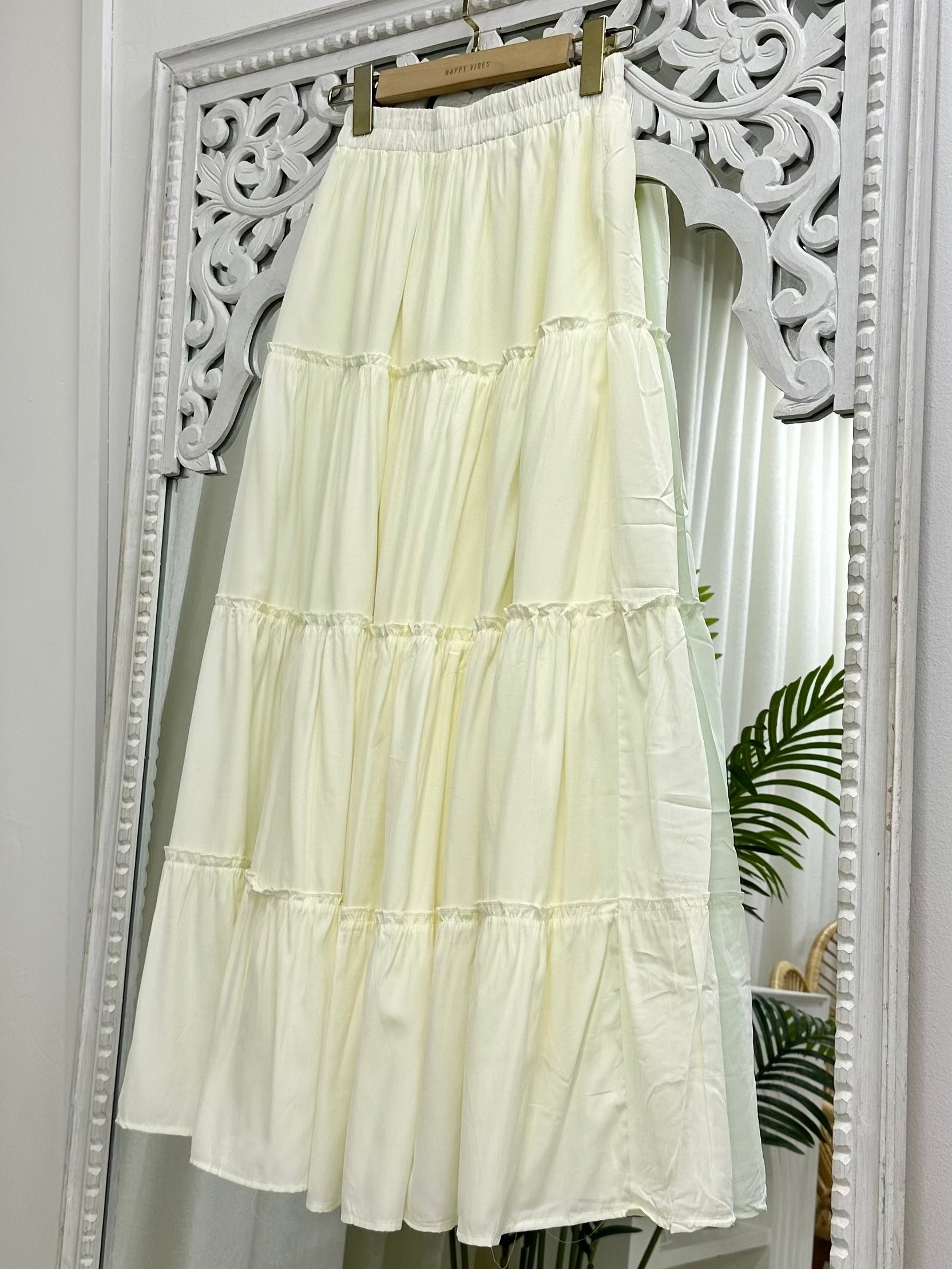 A-line Ruffled Tier Skirt