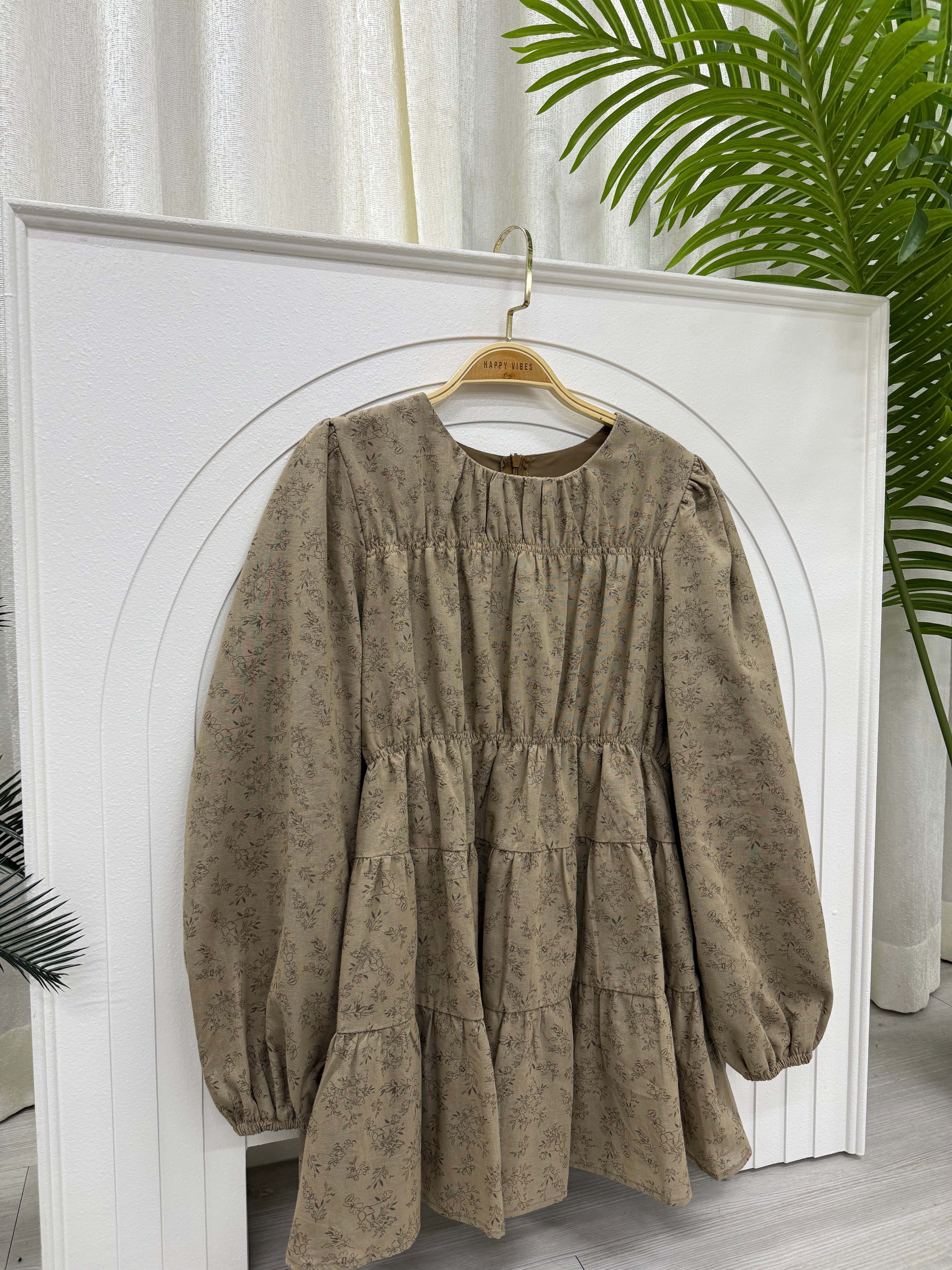 Freya Printed Ruched Top