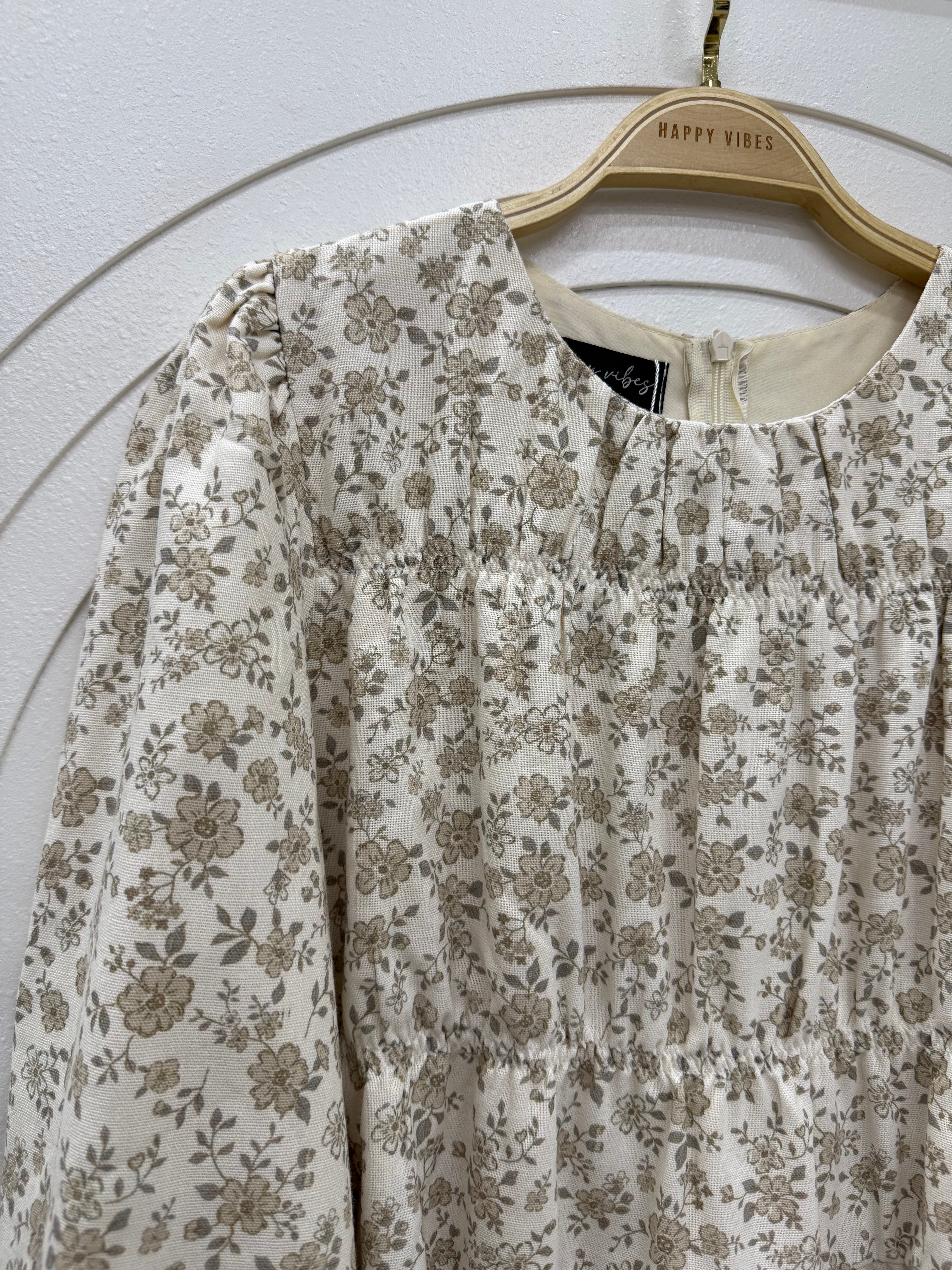 Freya Printed Ruched Top