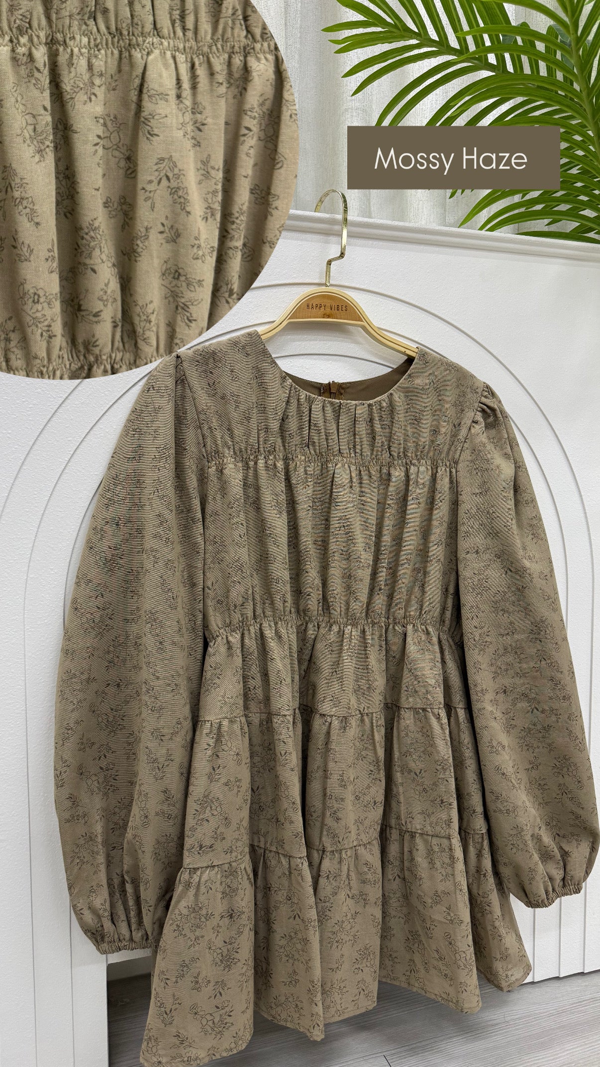 Freya Printed Ruched Top