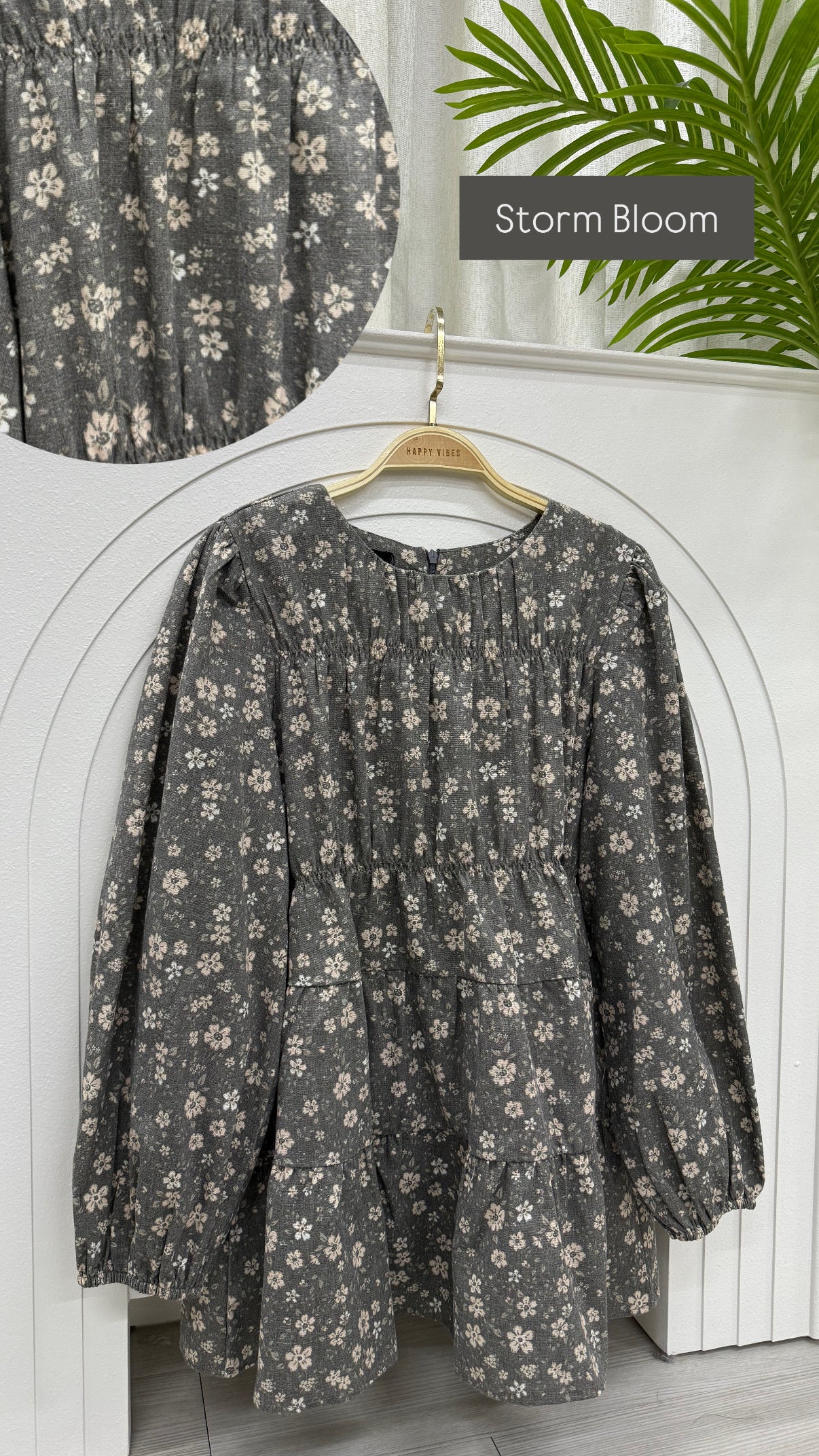 Freya Printed Ruched Top