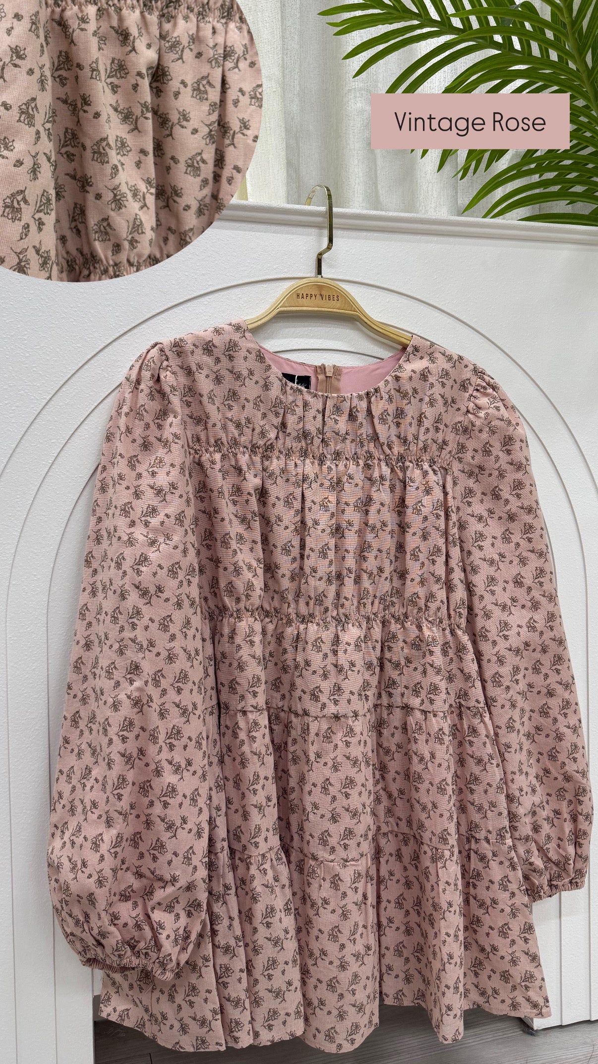 Freya Printed Ruched Top