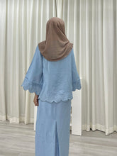 Load image into Gallery viewer, Luna Pastel Embroided Kurung Set
