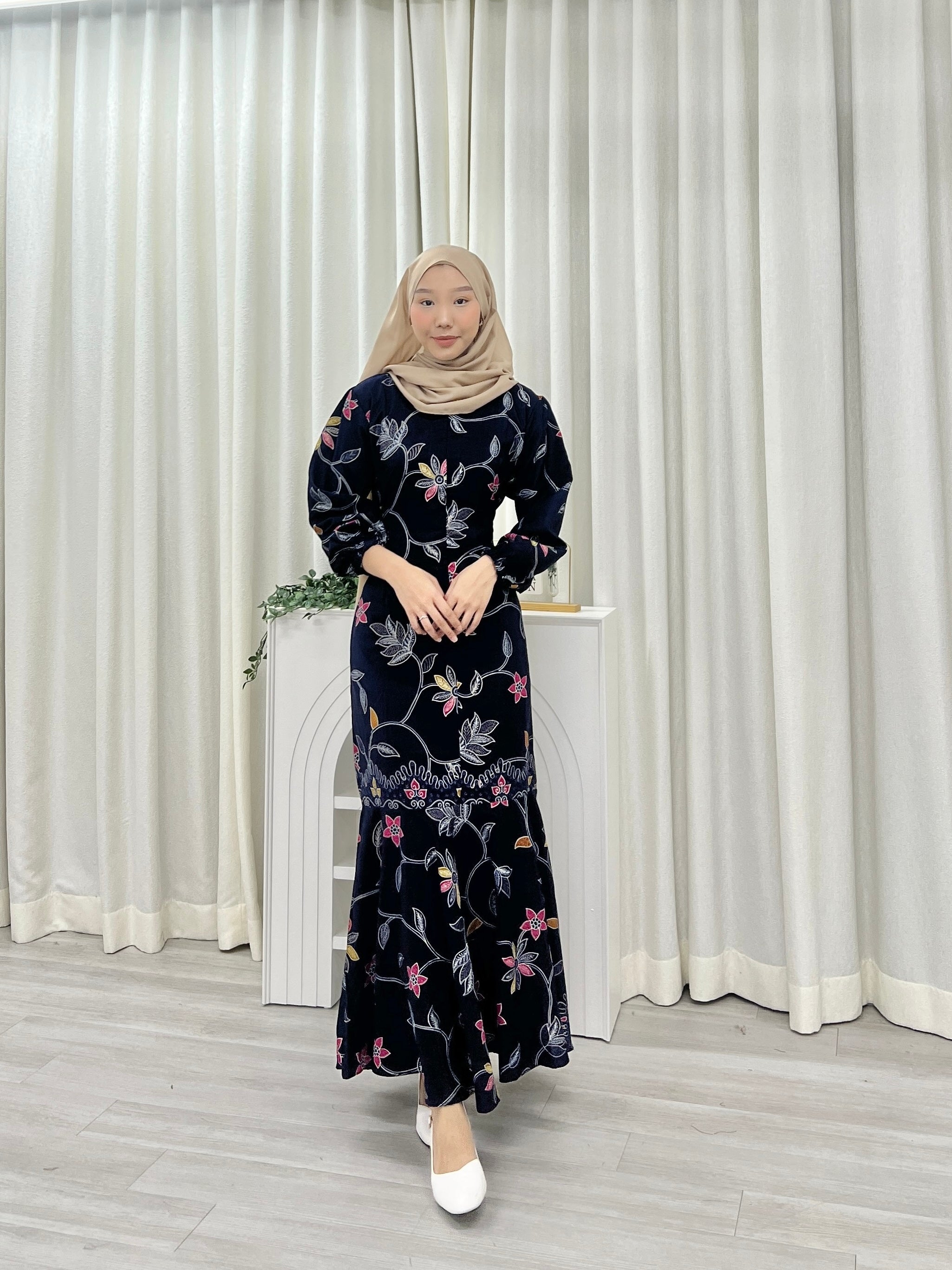 Mermaid Batik Dress - Saira
