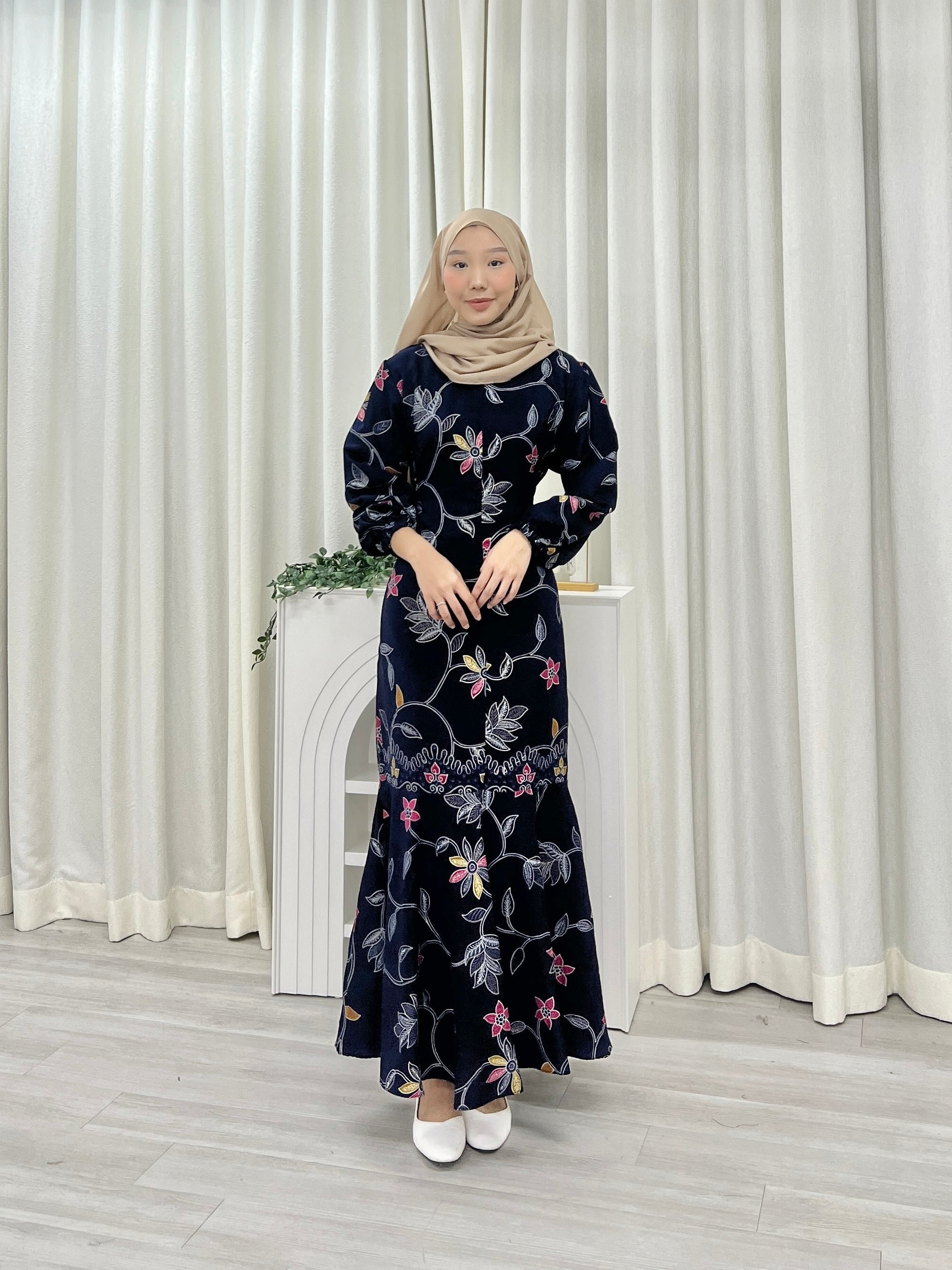 Mermaid Batik Dress - Saira