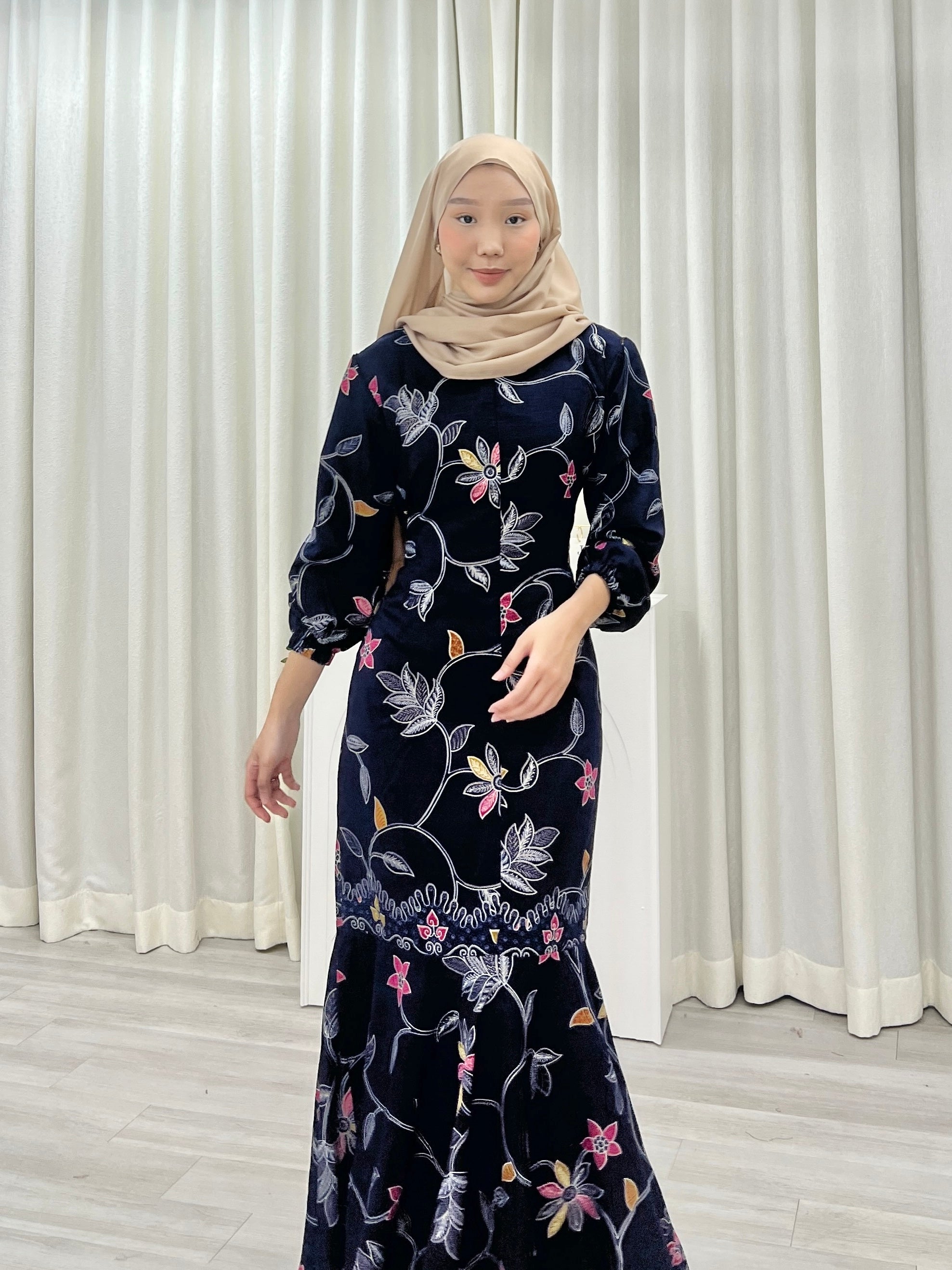 Mermaid Batik Dress - Saira