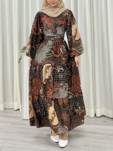Load image into Gallery viewer, Batik Balloon Sleeve Dress - Fitri
