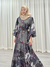 Load image into Gallery viewer, Batik Balloon Sleeve Dress - Fitri
