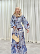 Load image into Gallery viewer, Batik Balloon Sleeve Dress - Dewi
