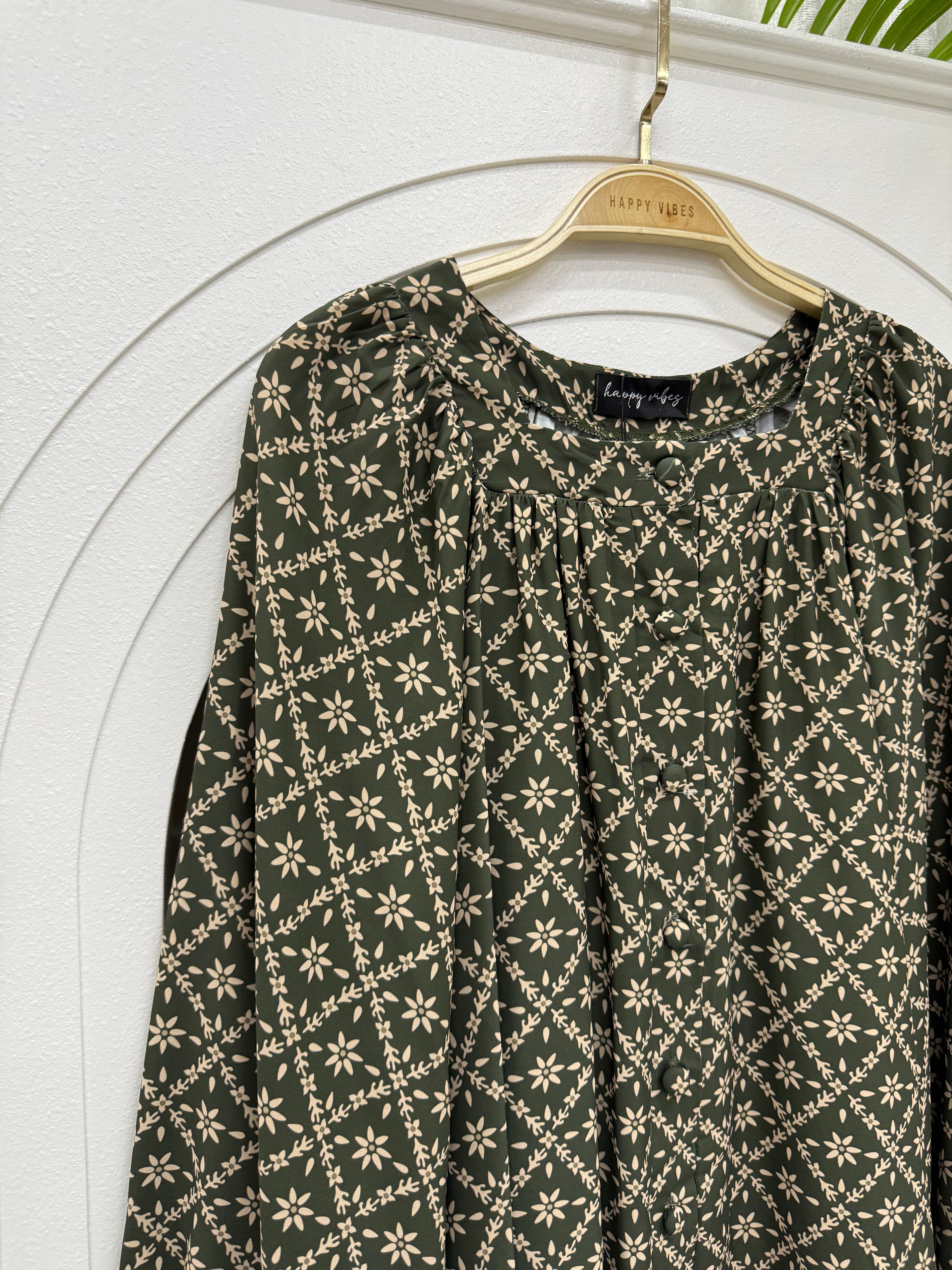 Thea Printed Breezy Top Cooling