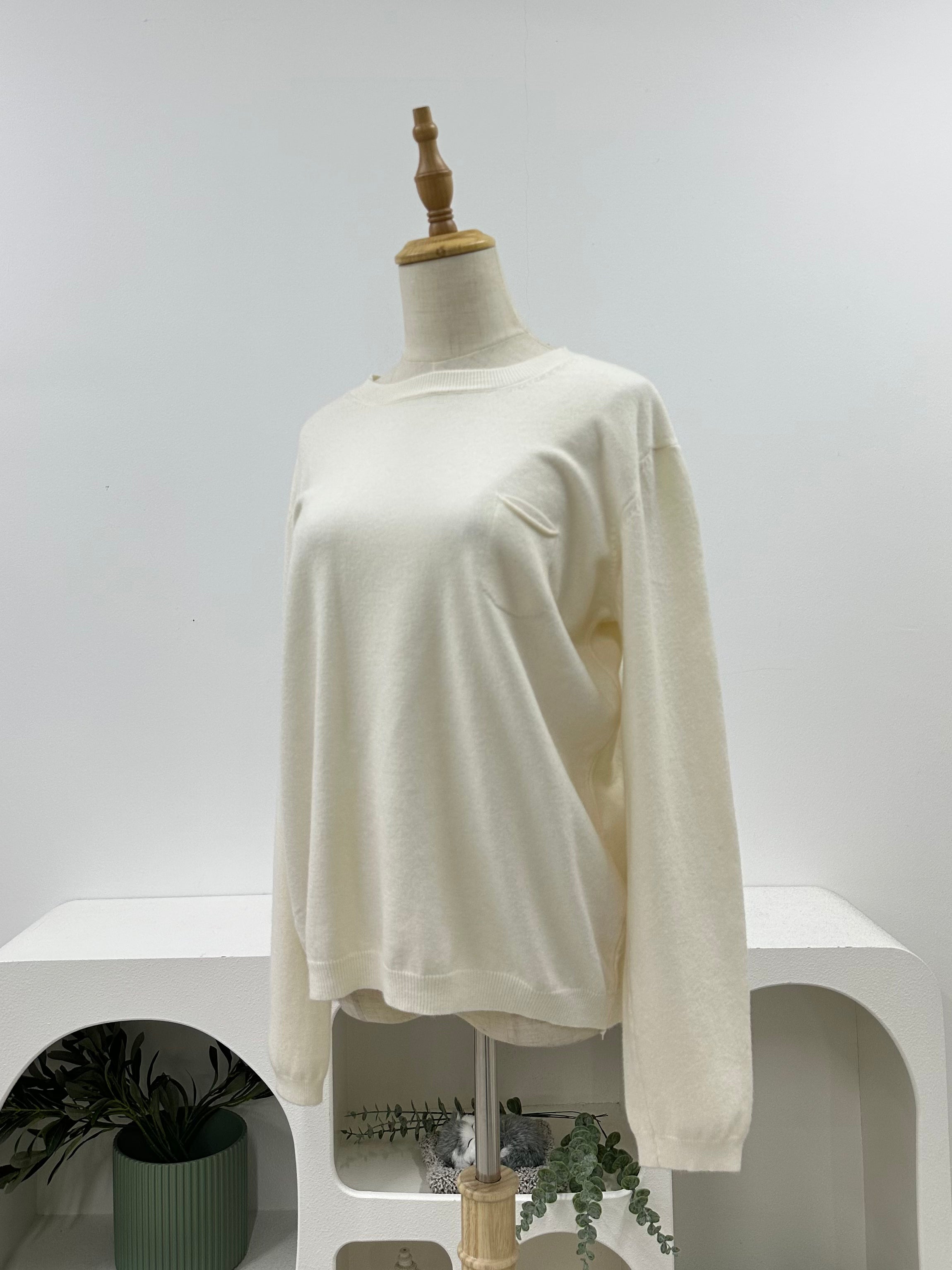 Tiny Pocket Comfy Fleece Sweater