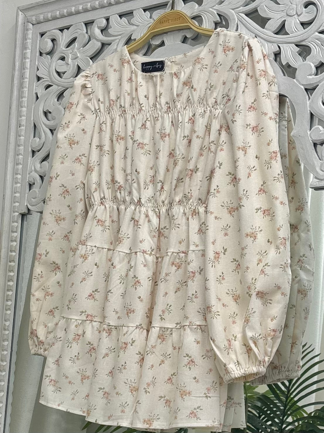 Freya Printed Ruched Top