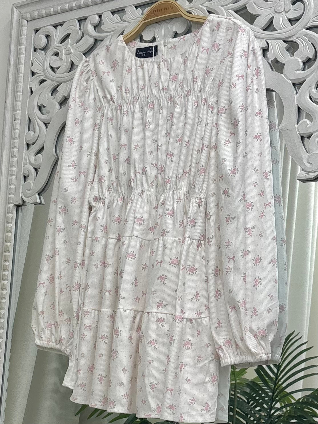 Freya Printed Ruched Top