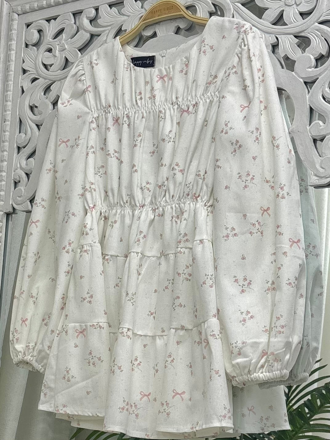 Freya Printed Ruched Top