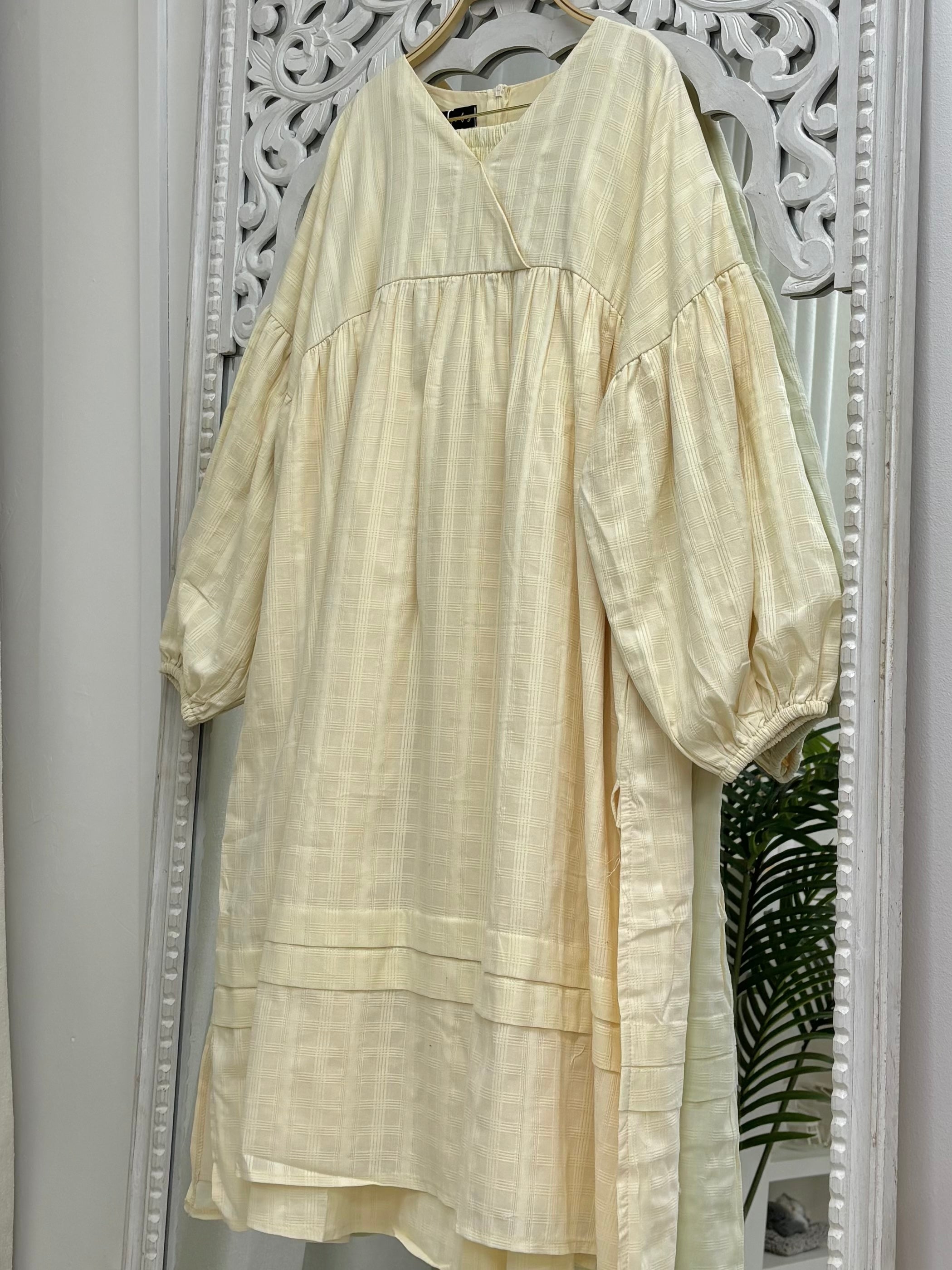 Kimora Skirt Set - Mono Plaid