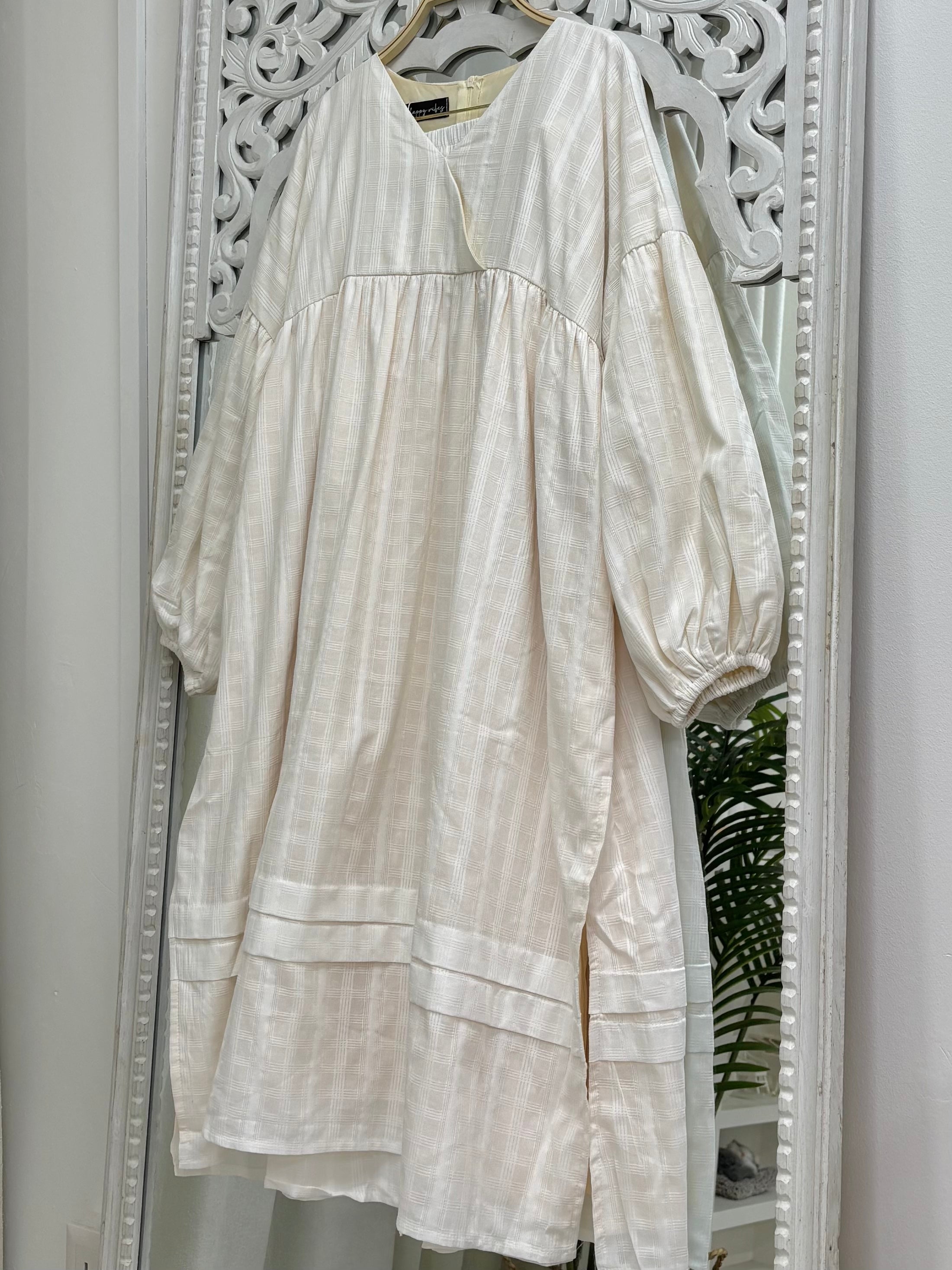 Kimora Skirt Set - Mono Plaid