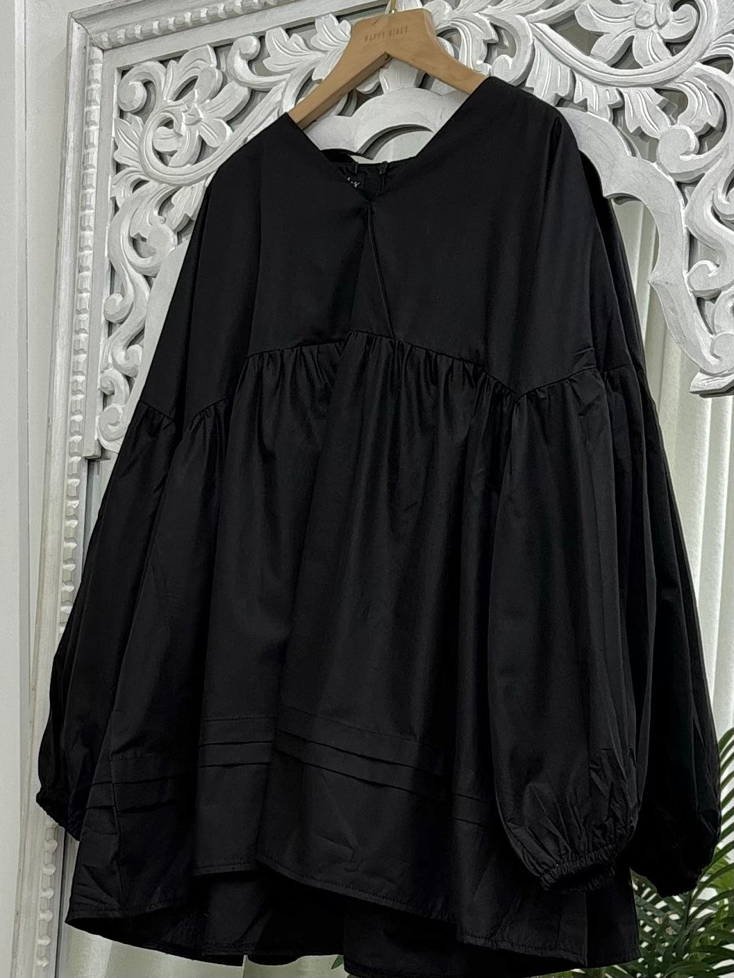 Plain Kimora Pleated Top HV Label