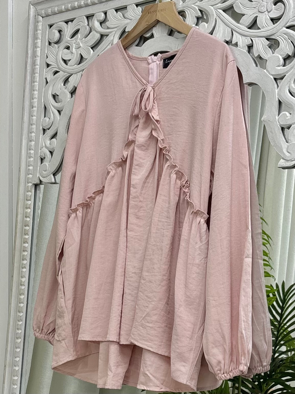 Ruffle Empire Top HV Label