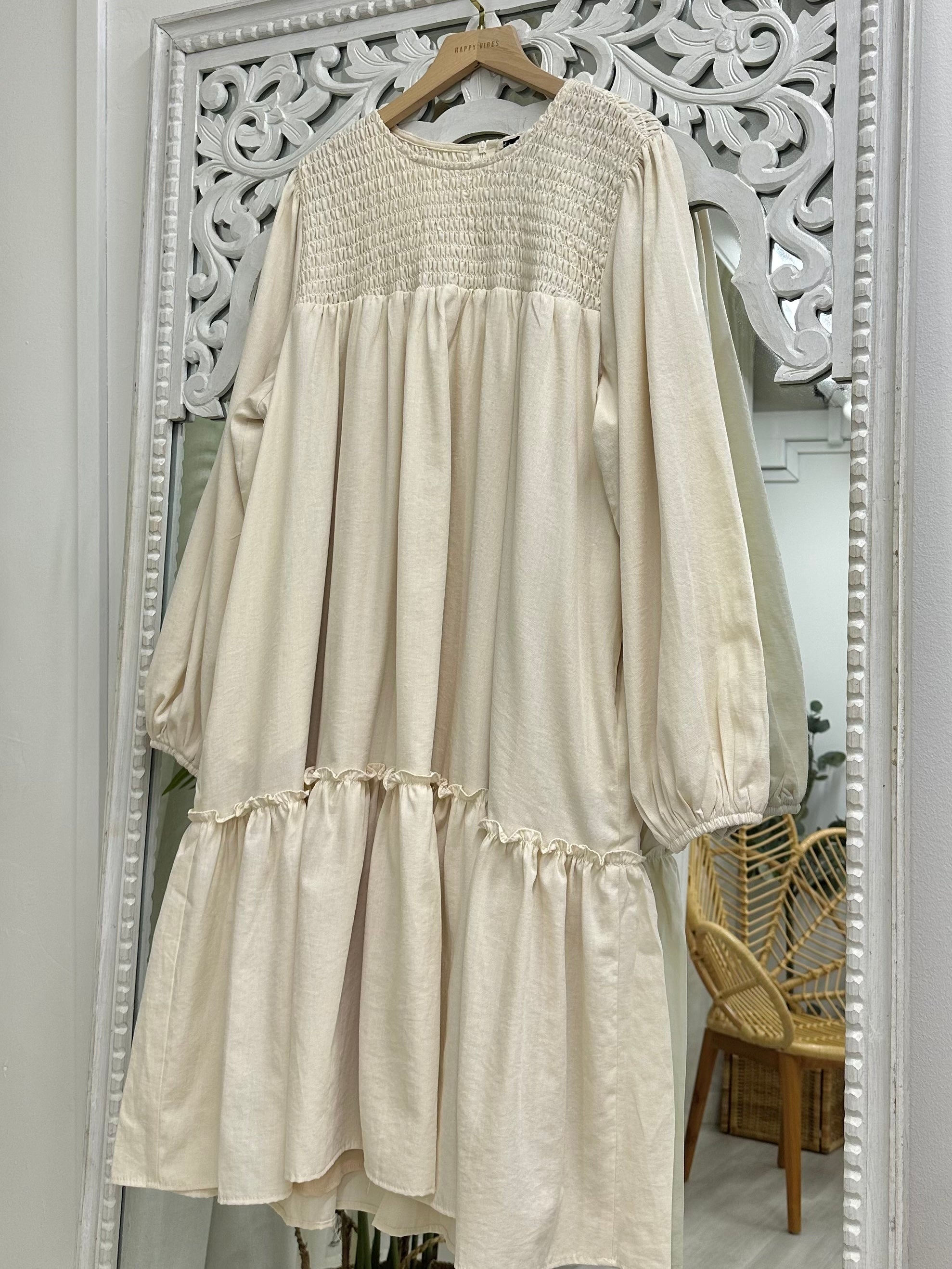 Aurora Smock Frill Tunic HV Label