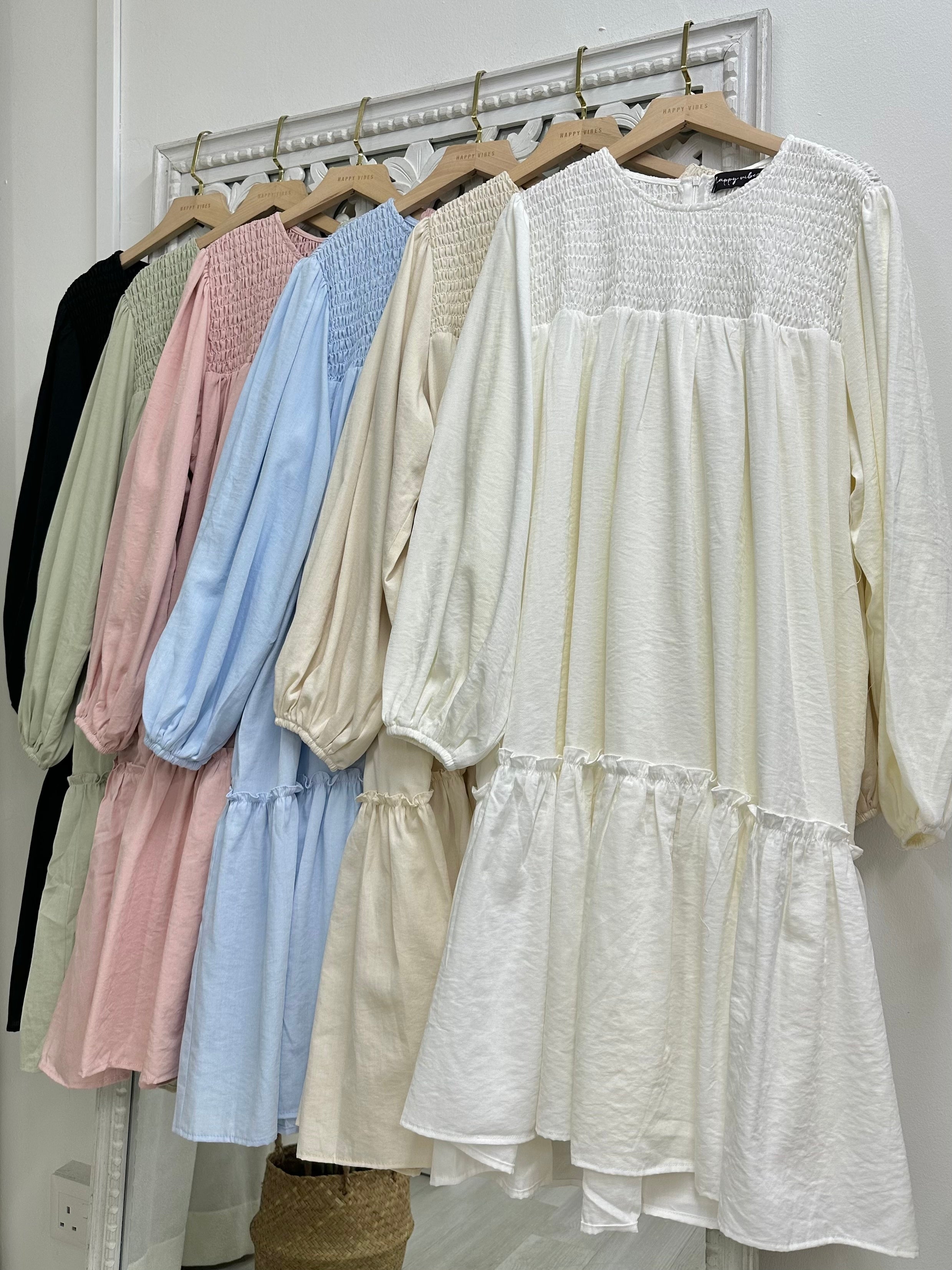 Aurora Smock Frill Tunic HV Label