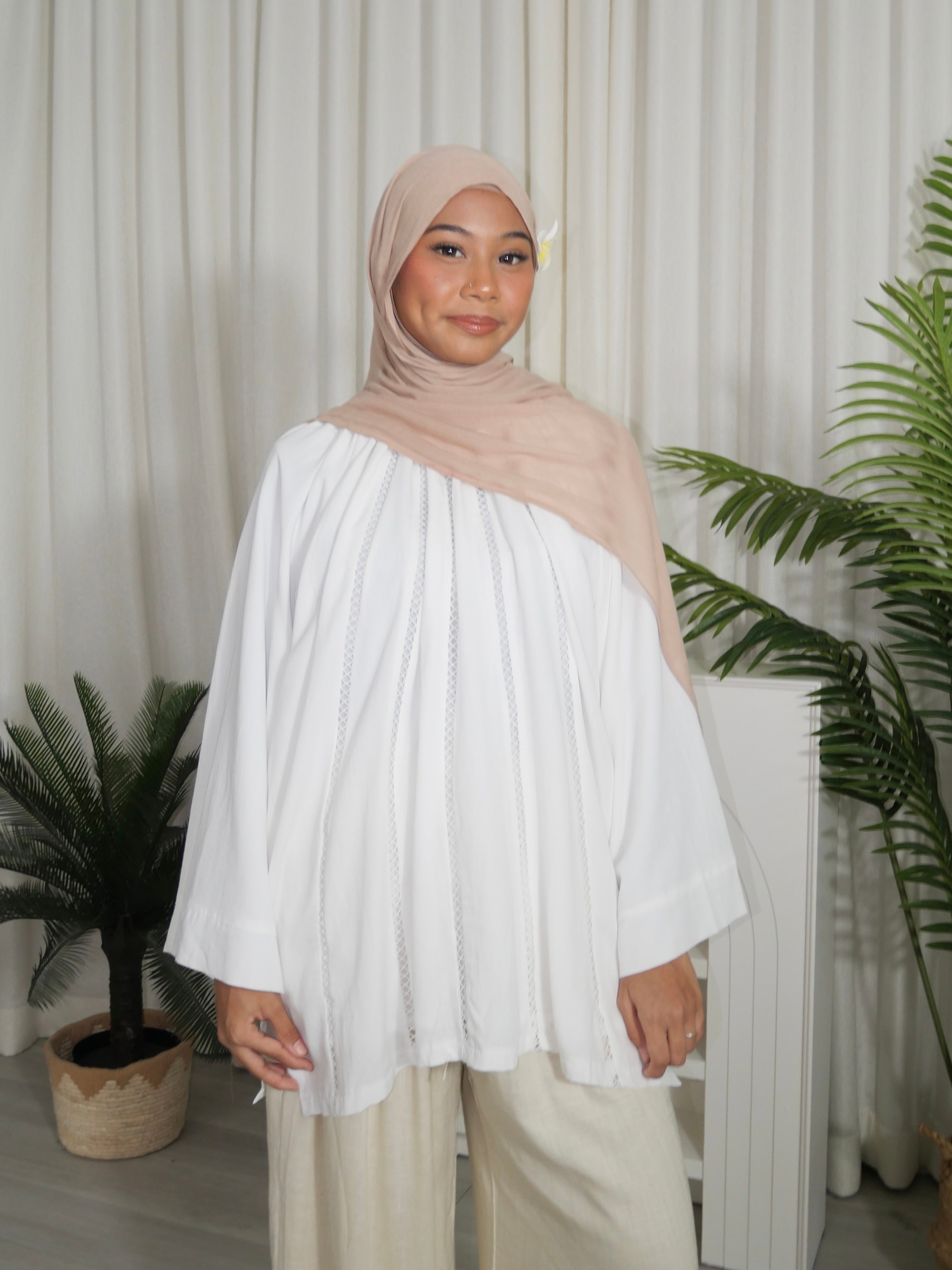 Ariana Lace Long Blouse